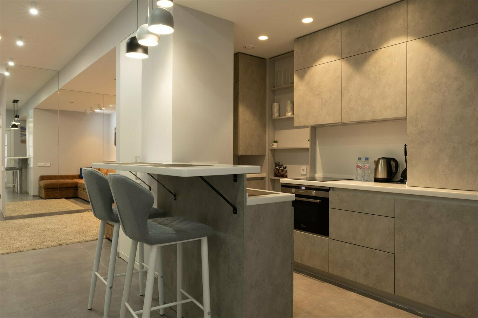 Апартаменты с балконом и видом на море