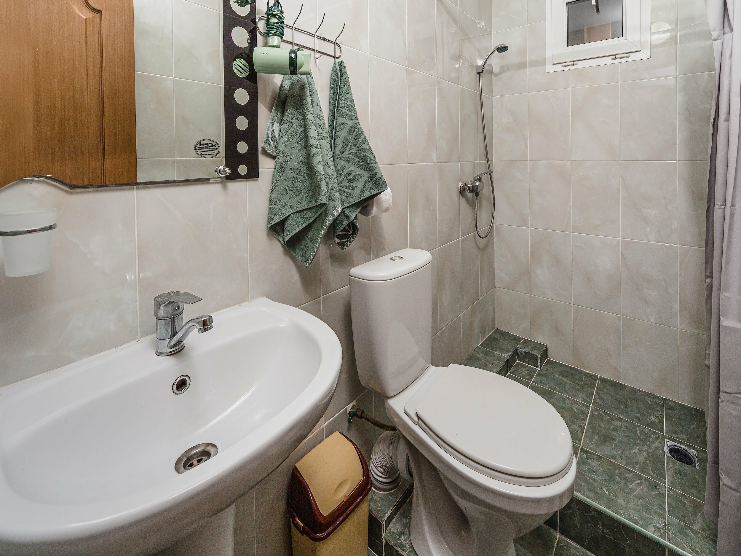 Двухместный номер с 1 кроватью и балконом