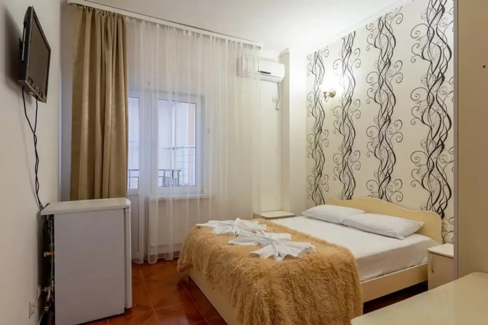 Двухместный номер с 1 кроватью и балконом