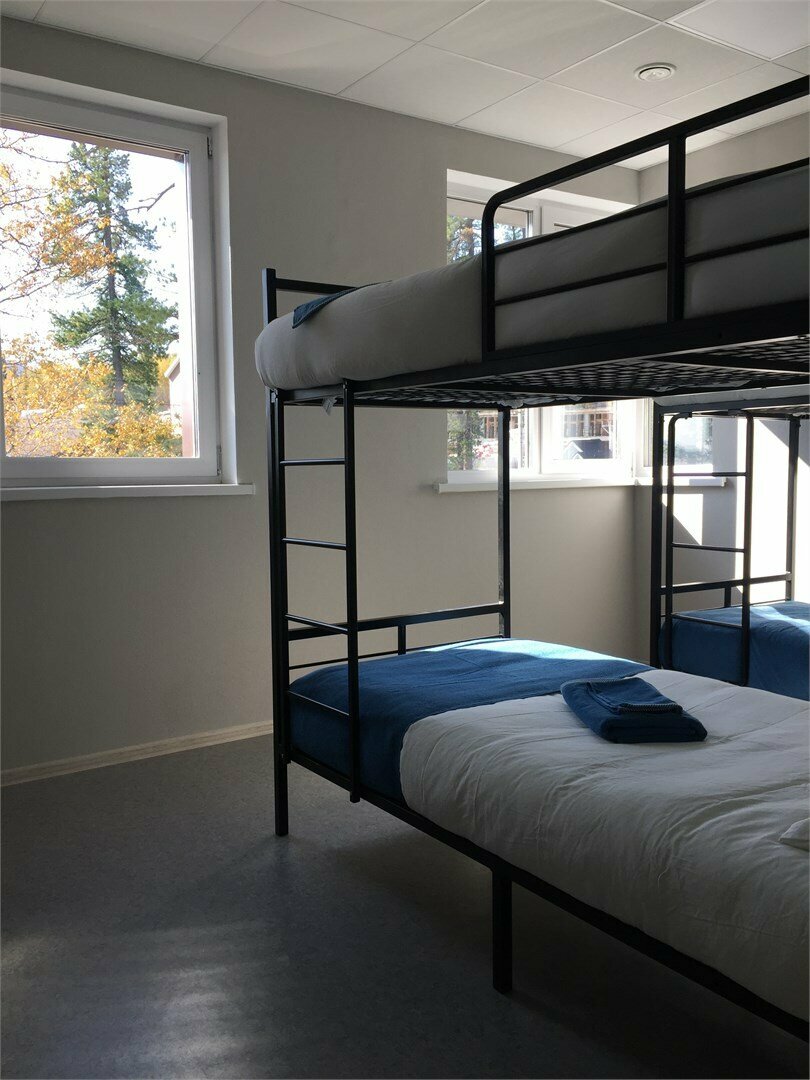 Кровать в общем номере с 4 кроватями