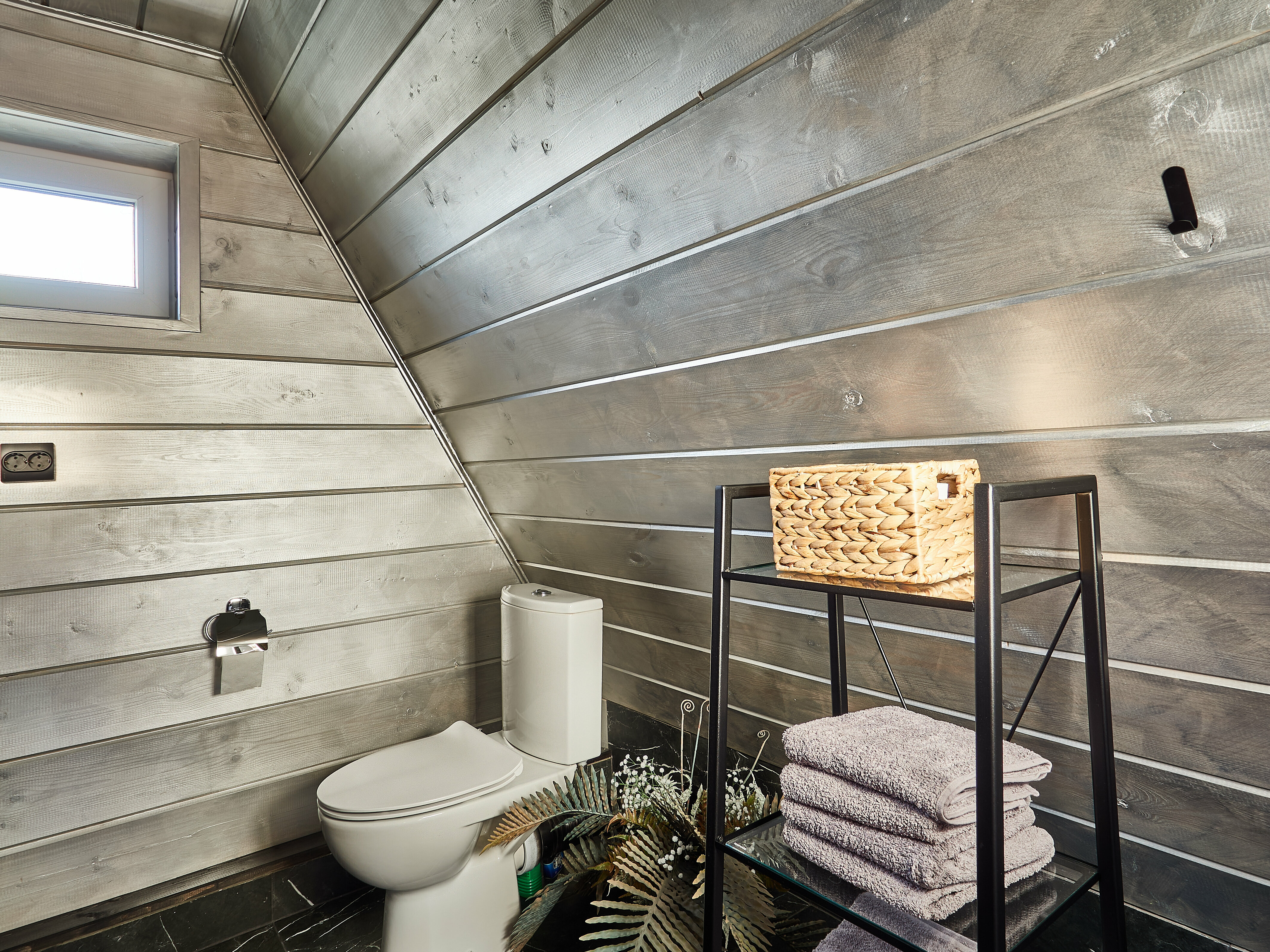 Дом Афрейм синий 75 м2 с видом на реку