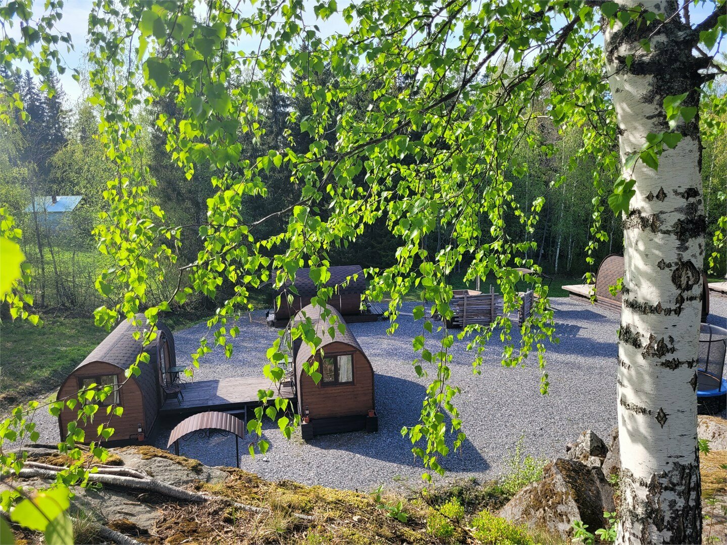 Арочный домик на краю леса с центральным входом, ул. Советская,52