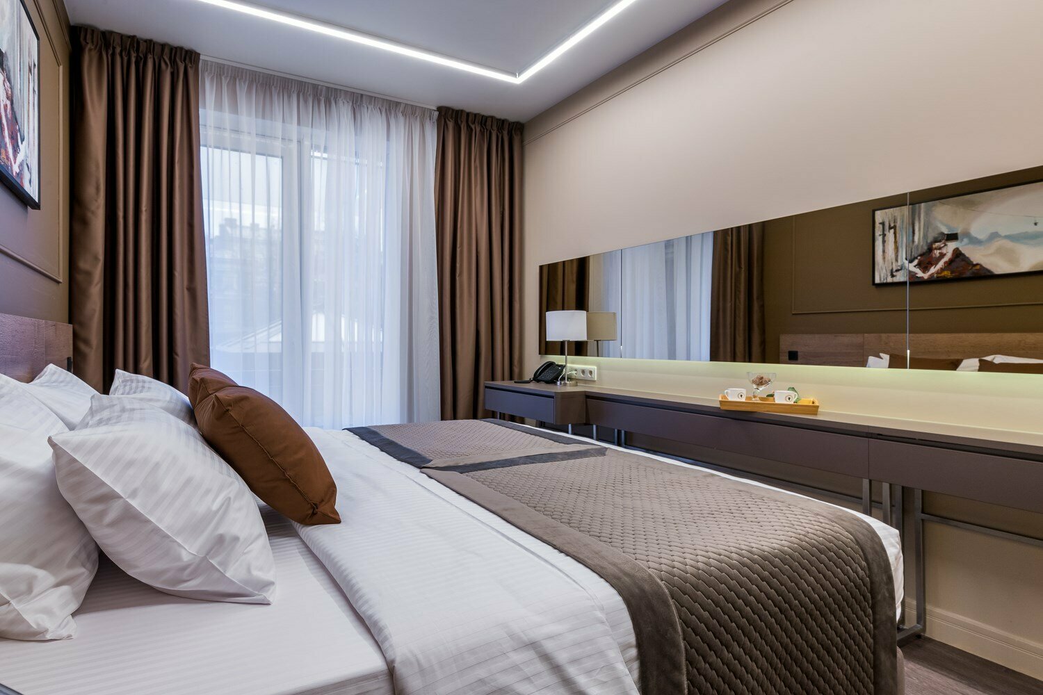 "Пьетро" с отдельной террасой 40 кв.м с кондиционером с отдельной спальней