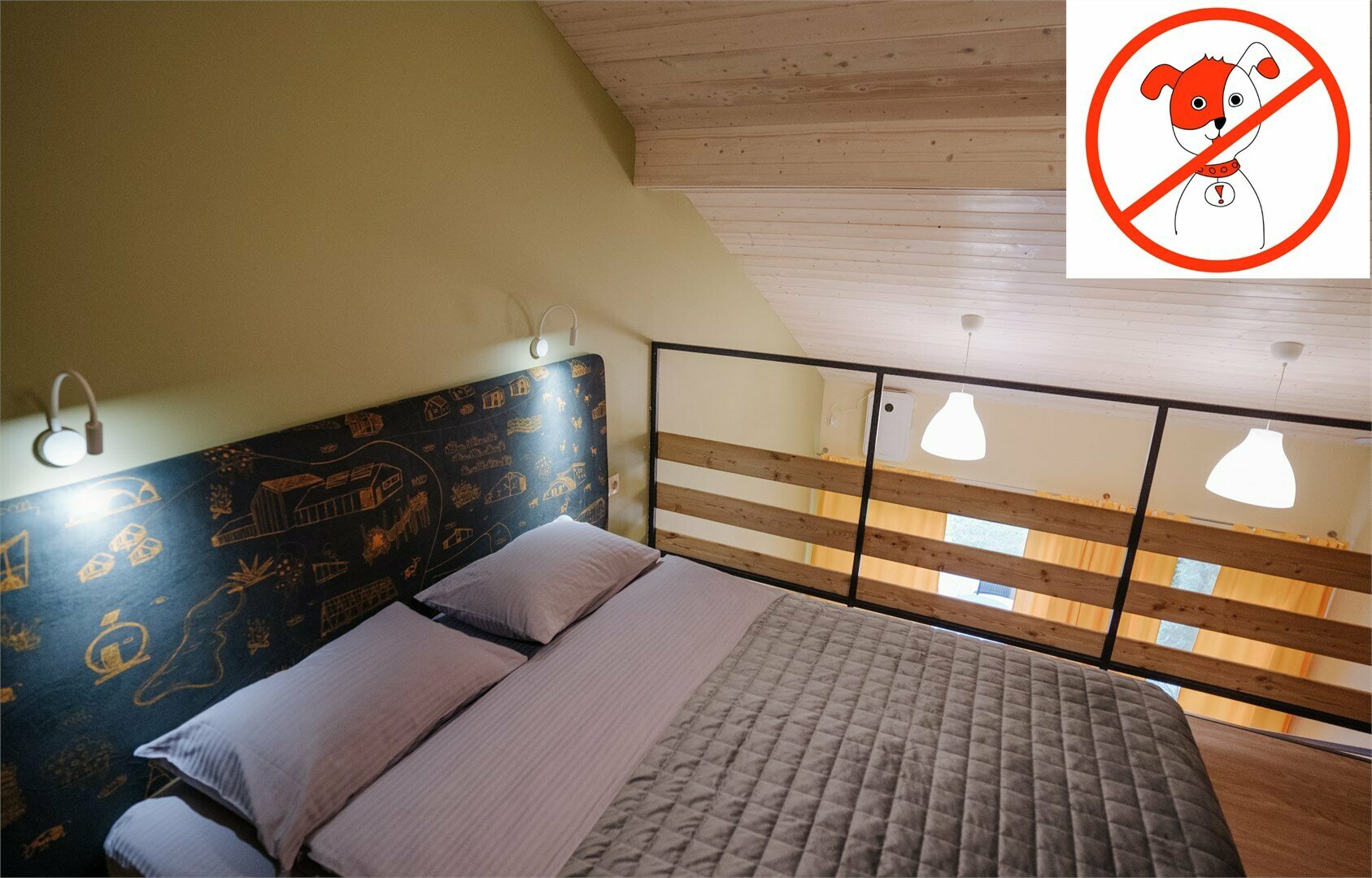 Стандартный двухэтажный номер с террасой