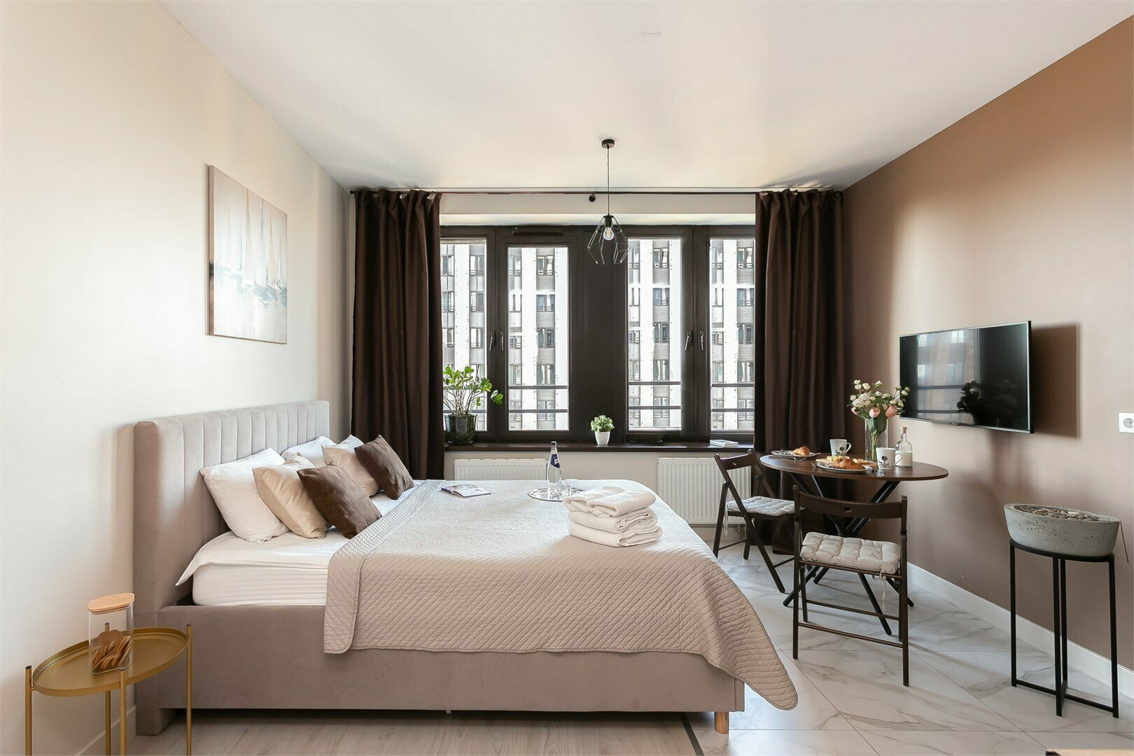 Latte - 3х местные делюкс апартаменты в "Савеловский-Сити" (10 этаж)