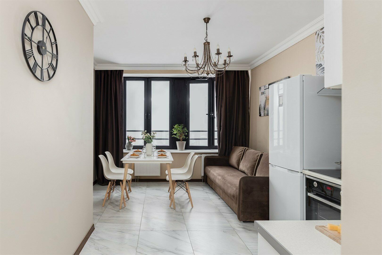 Symphony - 3х комнатные апартаменты в "Савеловский Сити" (75 кв.м., до 6 гостей)