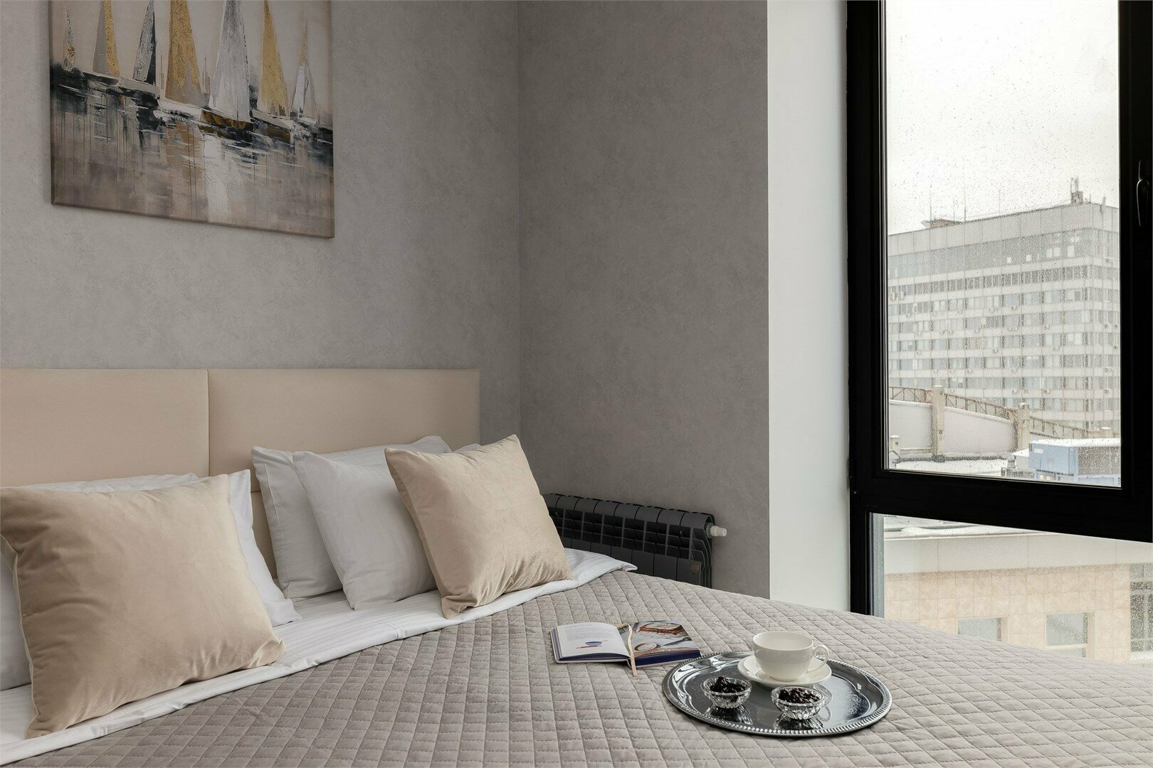 Blueberry Night 3-местные премиум апартаменты в "Савеловский-Сити" (14 этаж)