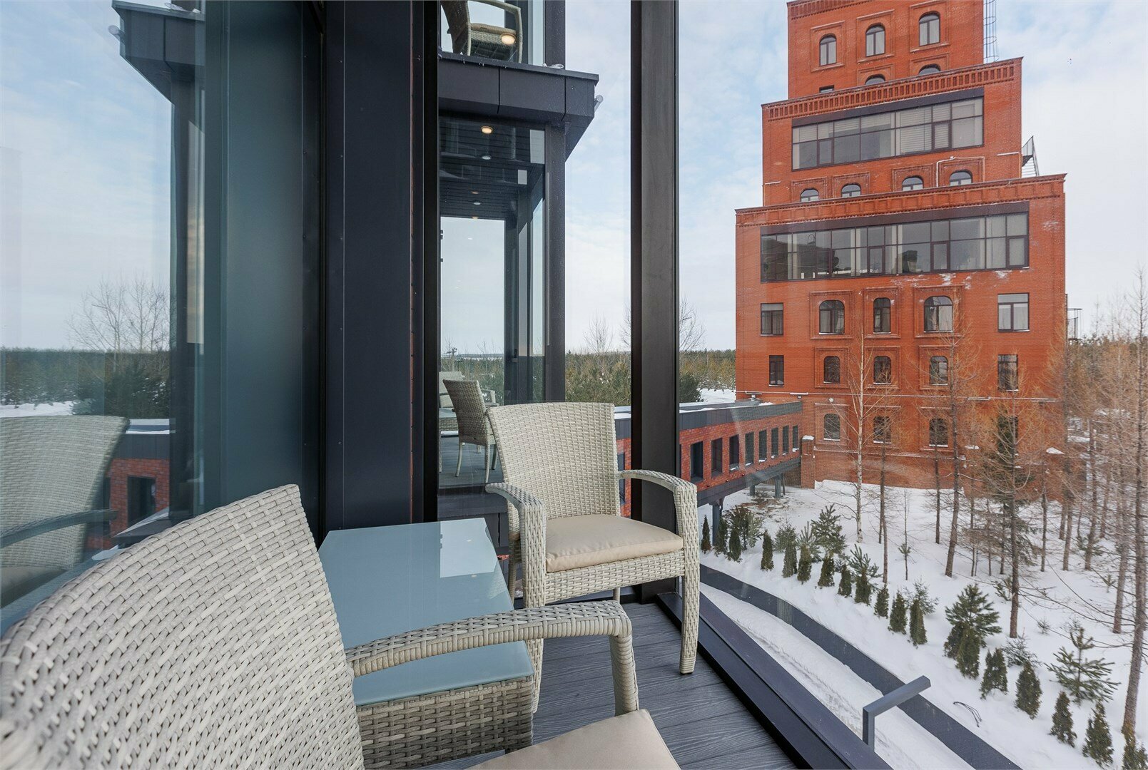 Комфорт с балконом с одной кроватью