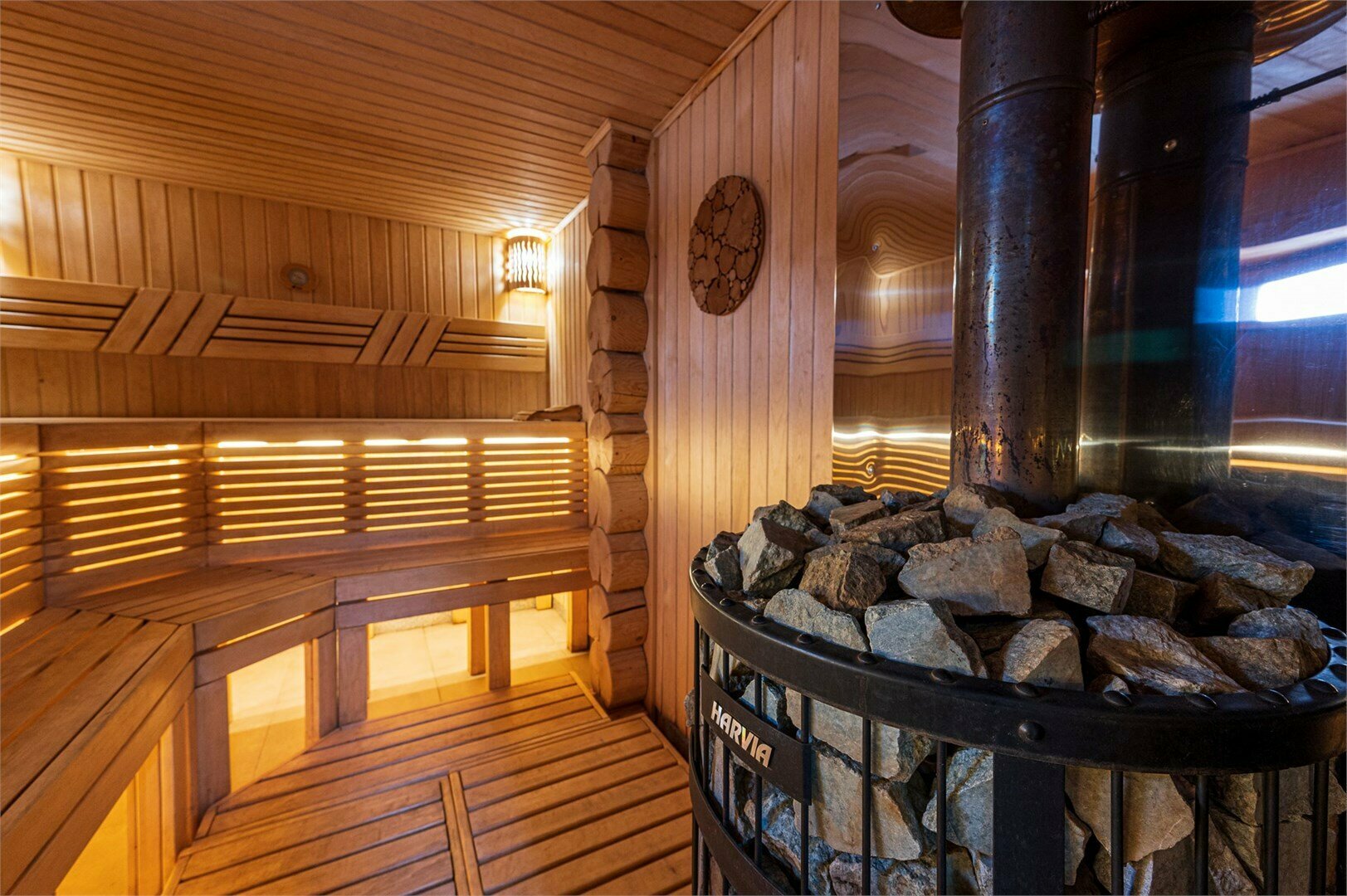 Дом с баней, камином и террасой 4+2