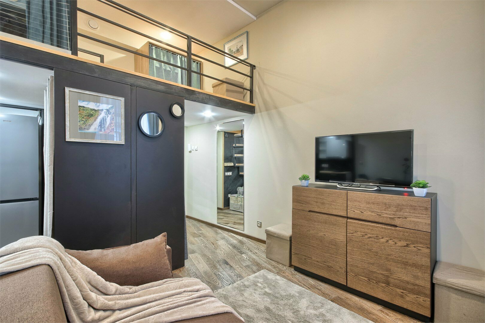 Апартаменты 2-уровневые, 30 кв.м.