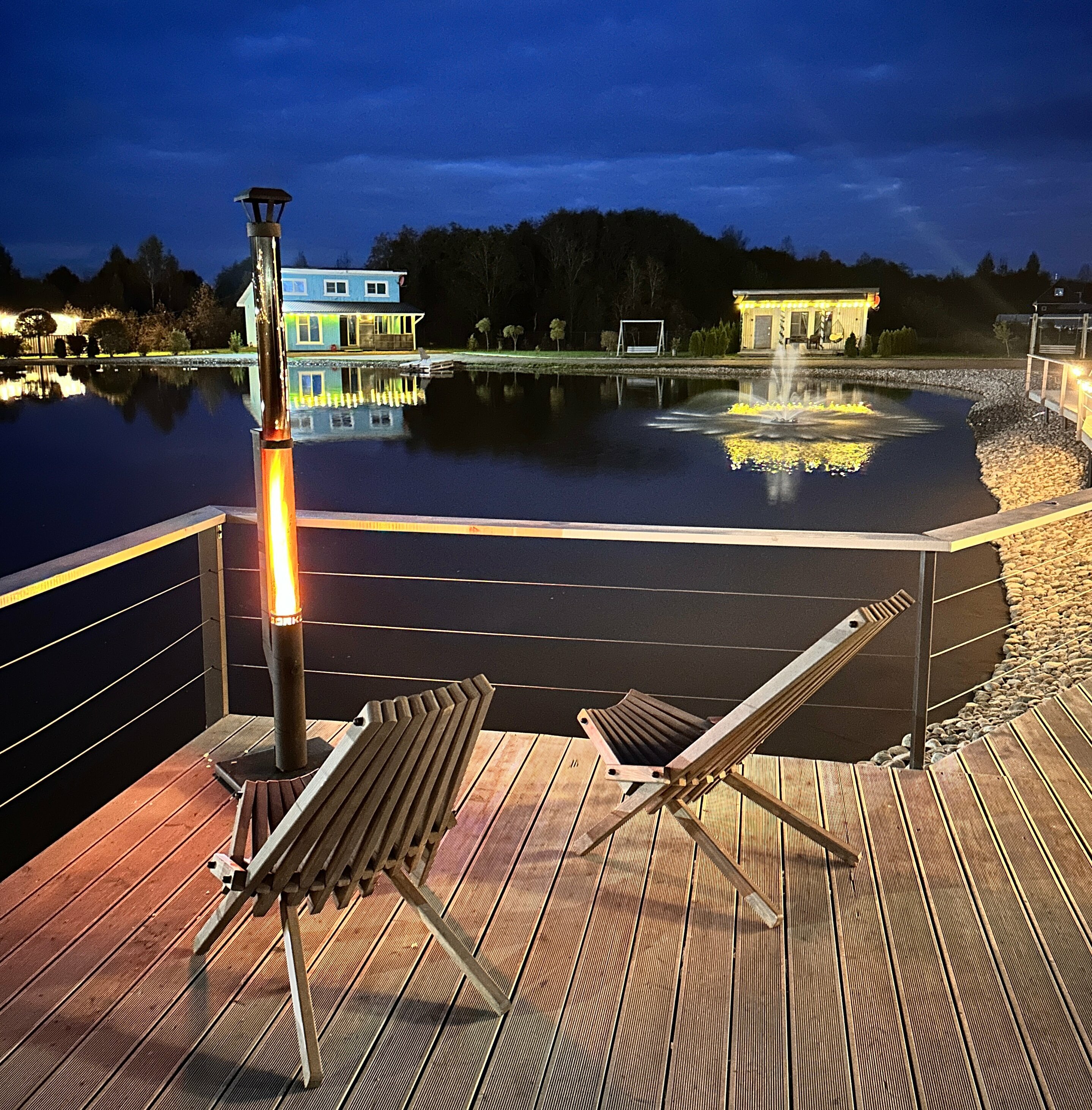 Коттедж с видом на озеро