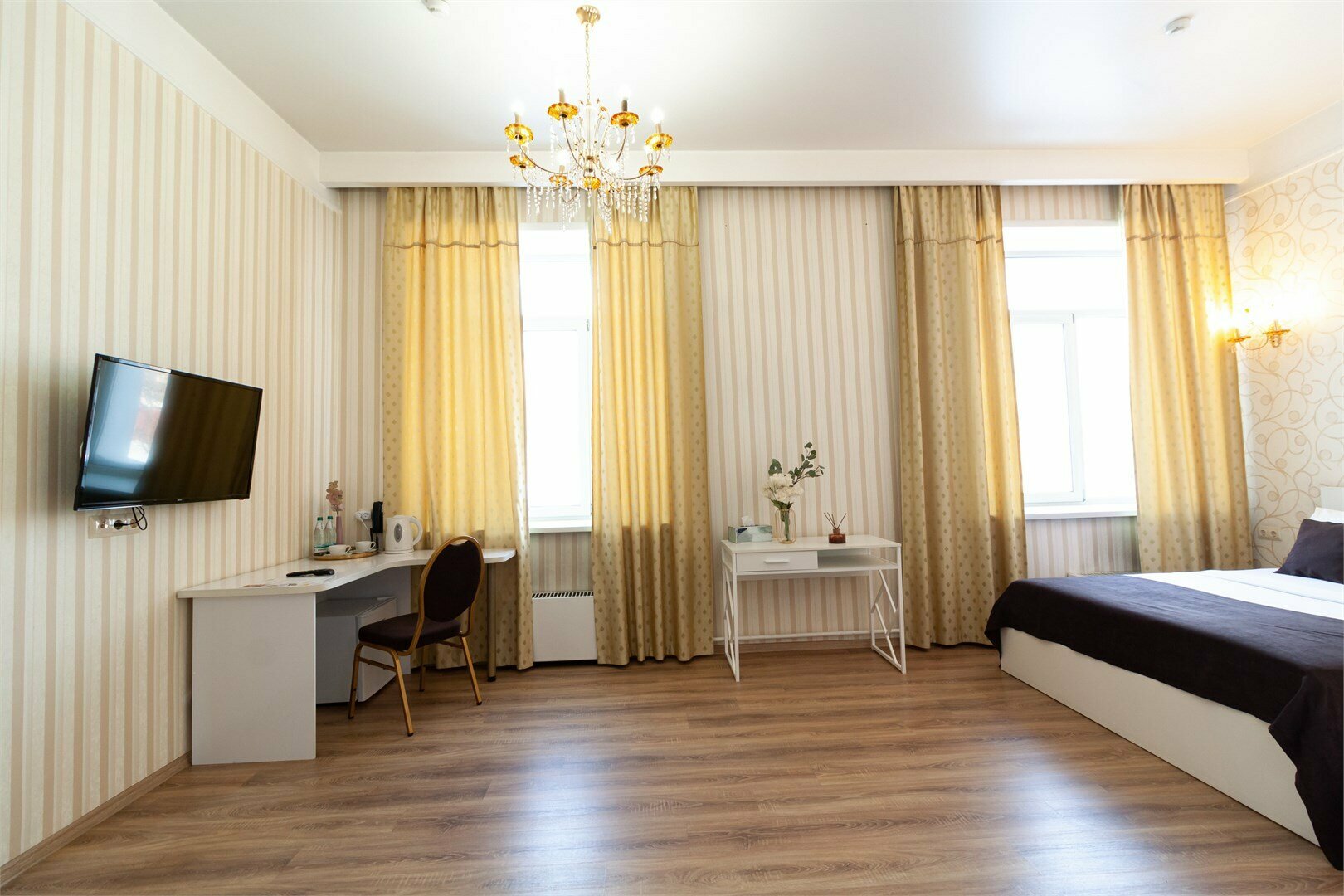 комфорт-номер с 1 двуспальной кроватью