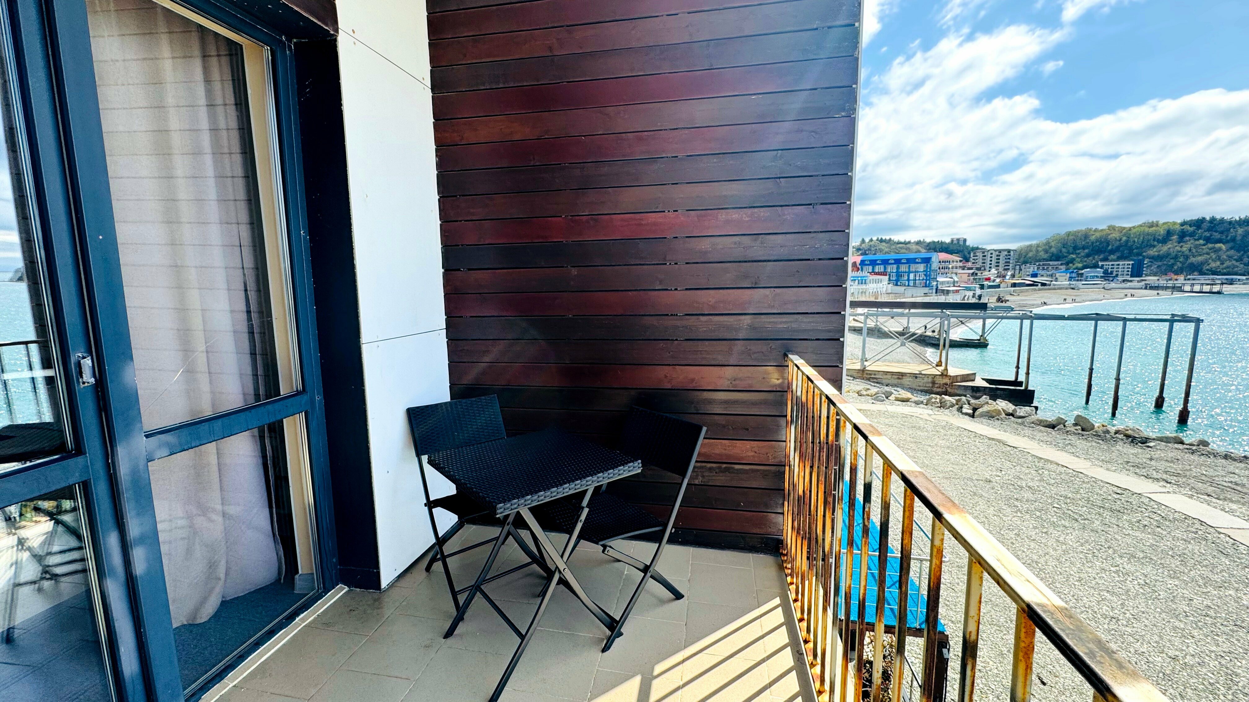 Двухместный номер Делюкс с 1 кроватью и балконом, вид на море