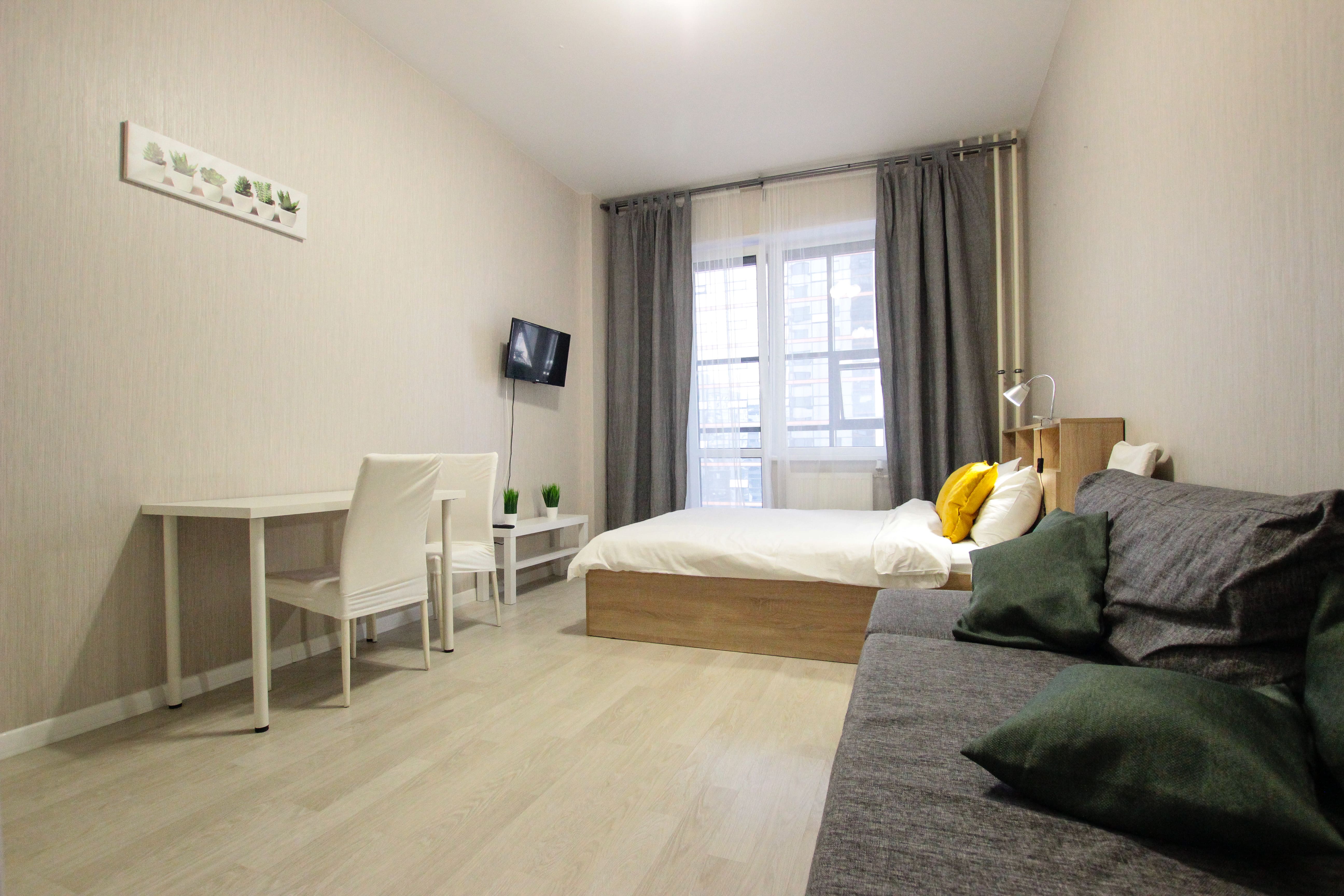 Трехместный номер с эл.плитой, кухней и лоджией