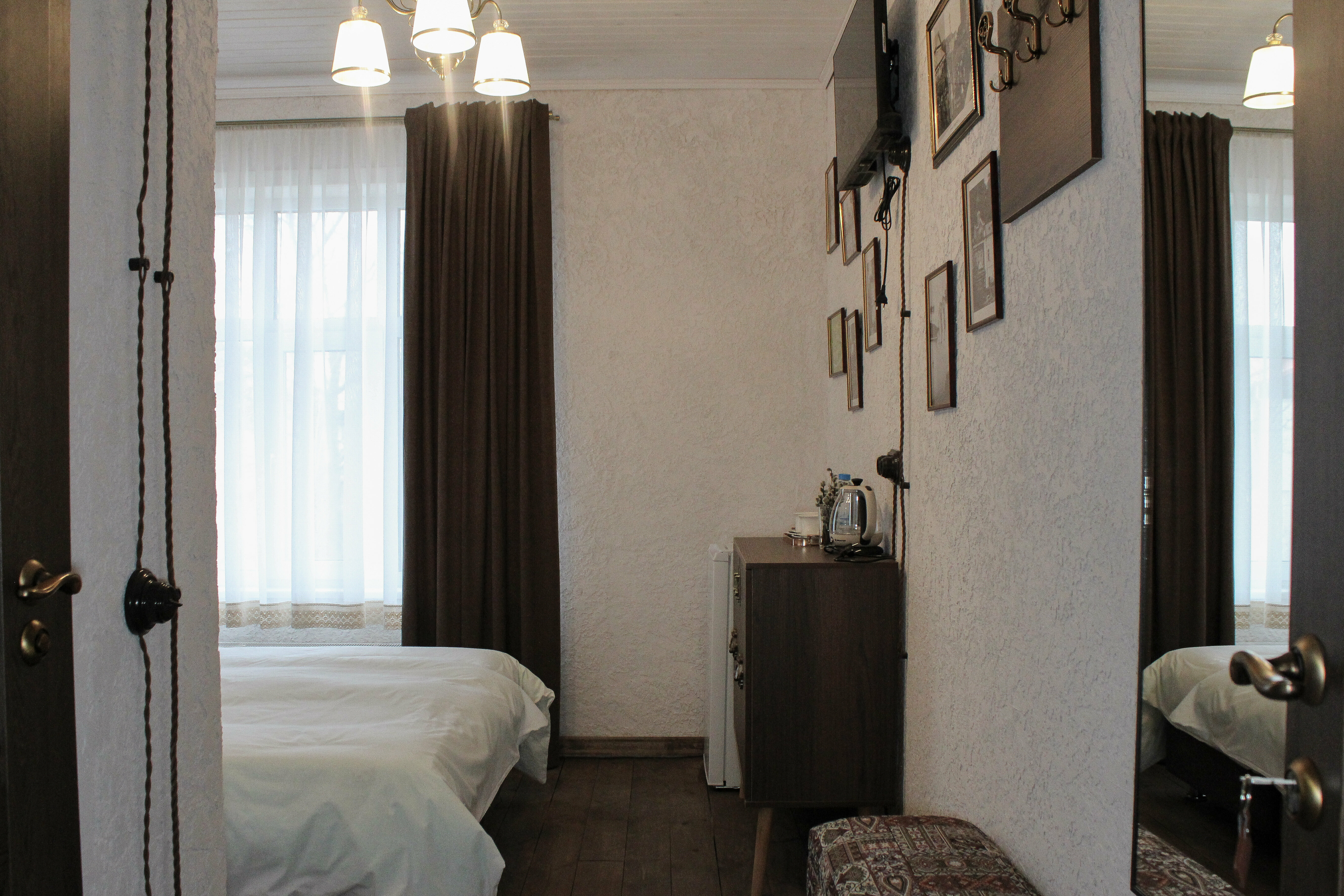 Небольшой двухместный номер с 1 кроватью