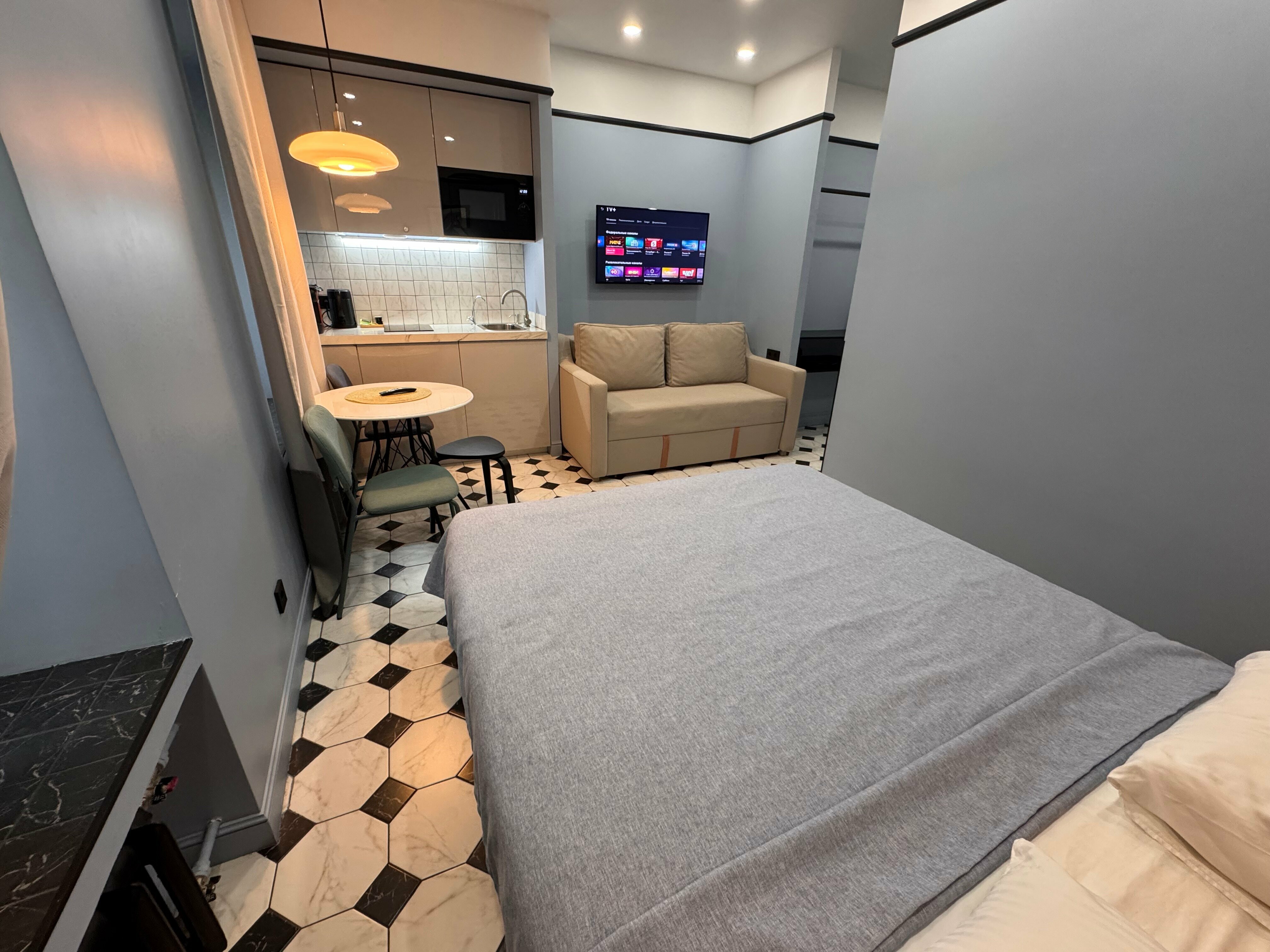 Апартаменты с 1 спальней