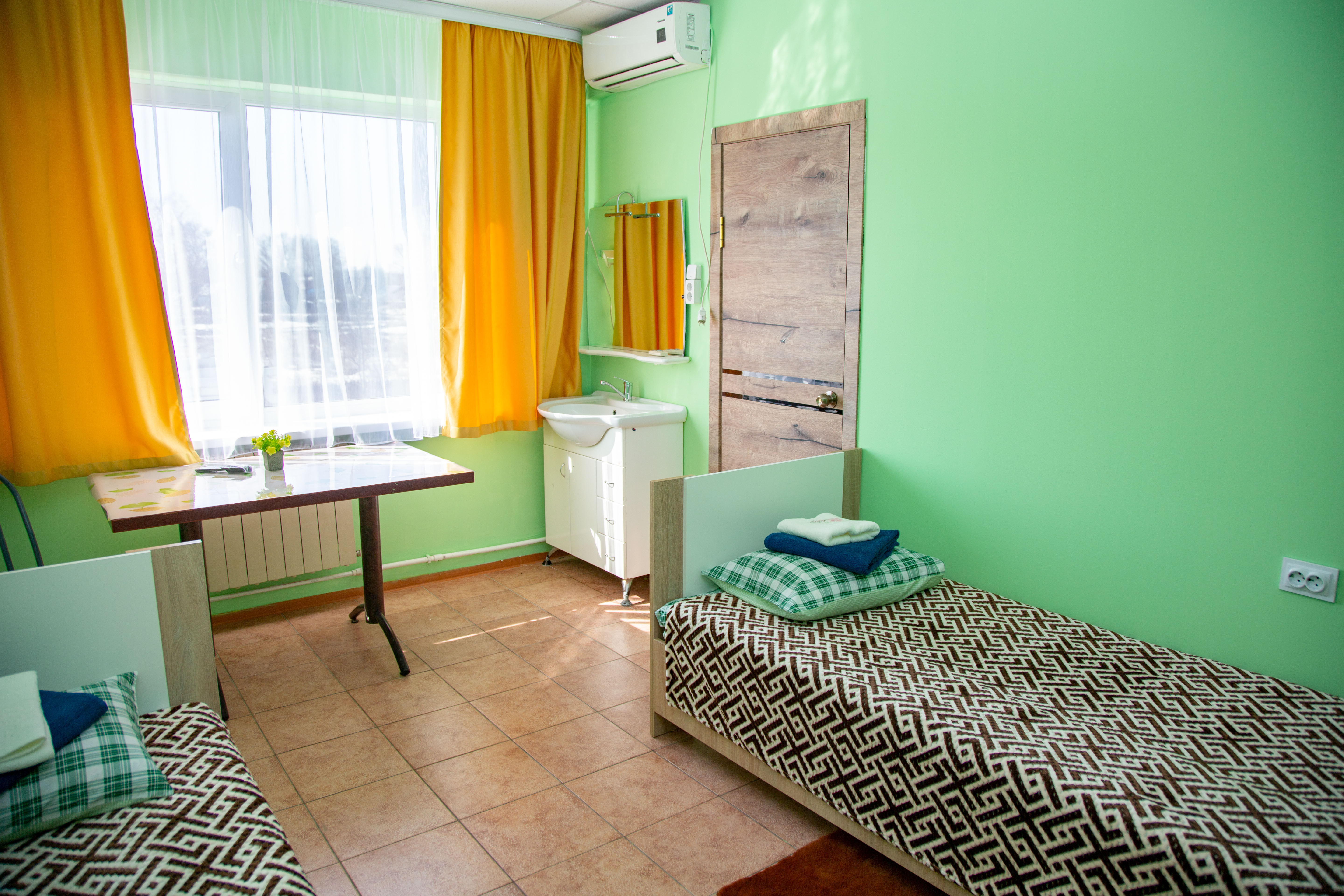 Бюджетный двухместный номер с 2 отдельными кроватями
