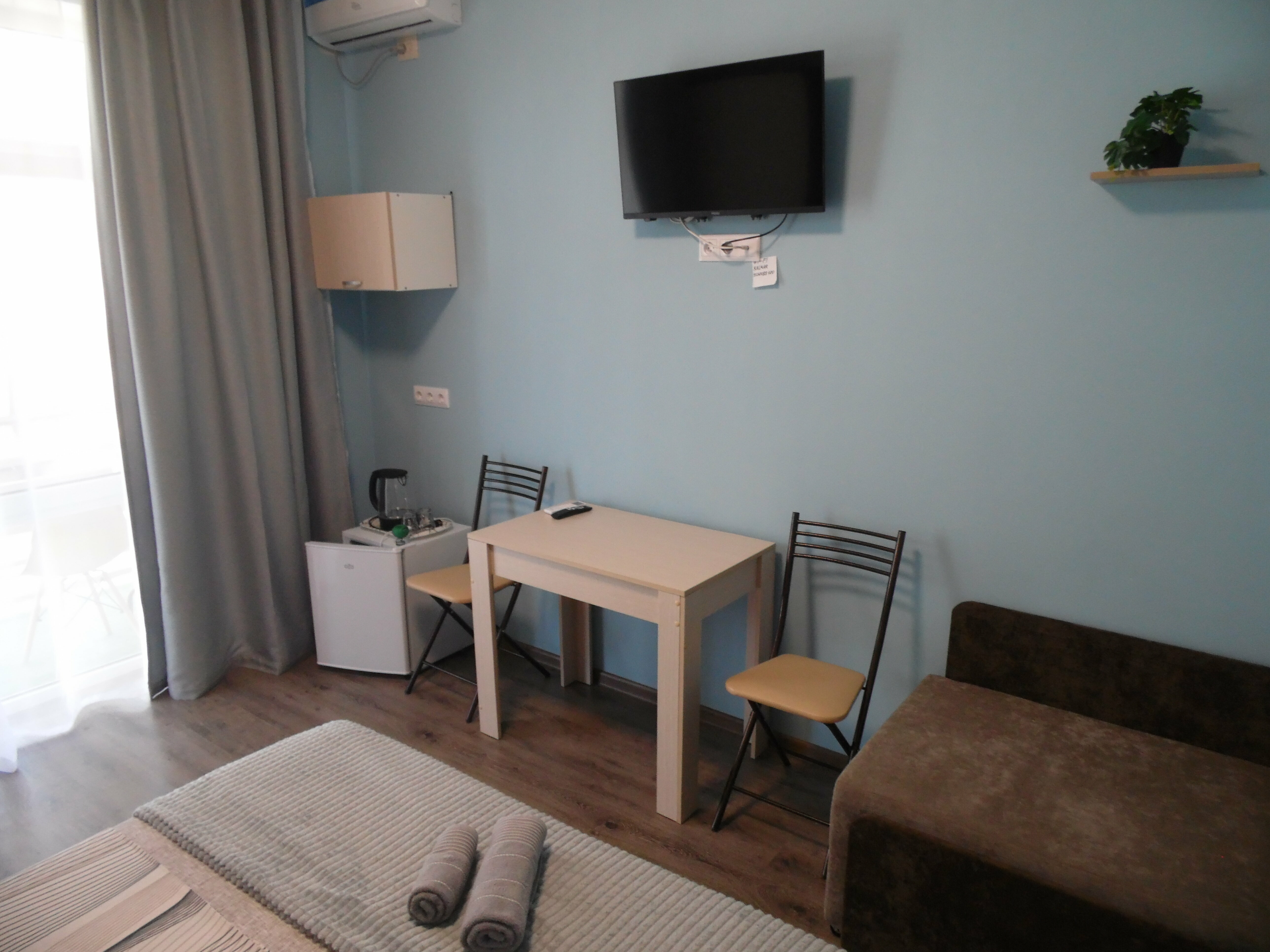 Двухместный номер с 1 кроватью и балконом