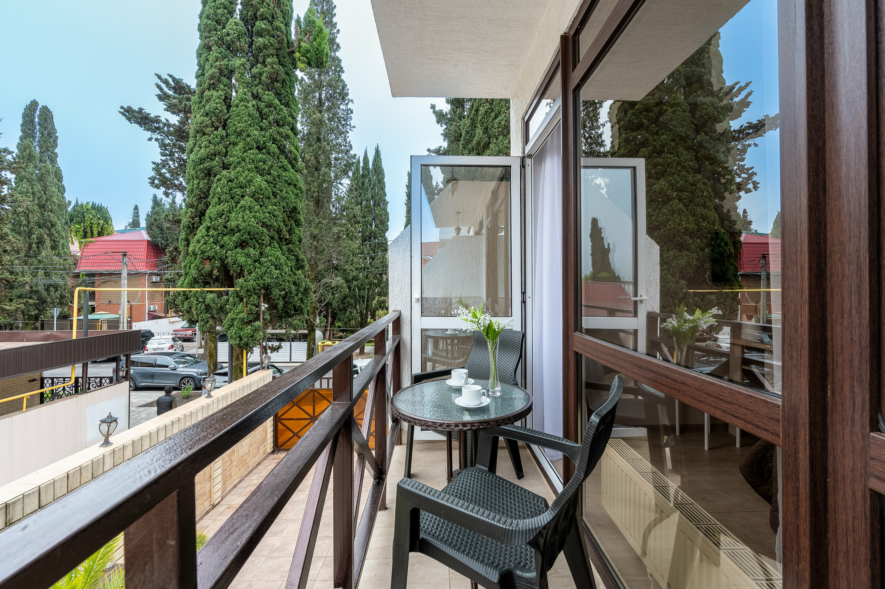 Двухместный номер Делюкс с 1 кроватью и балконом