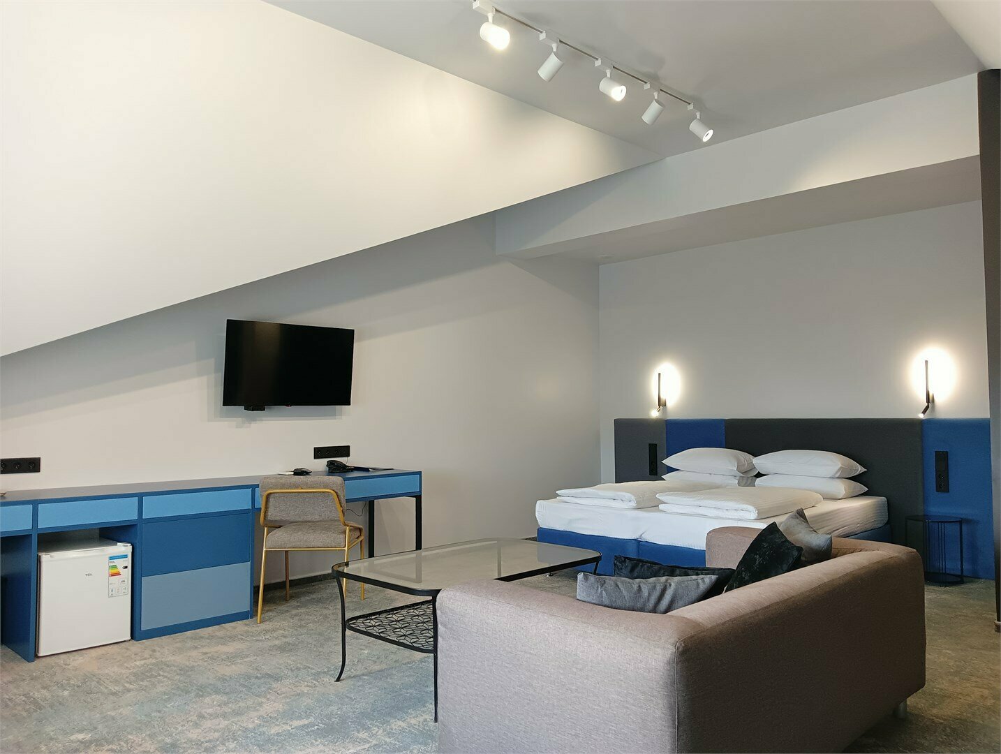 Двухместный КОМФОРТ с 1 кроватью - в мансарде