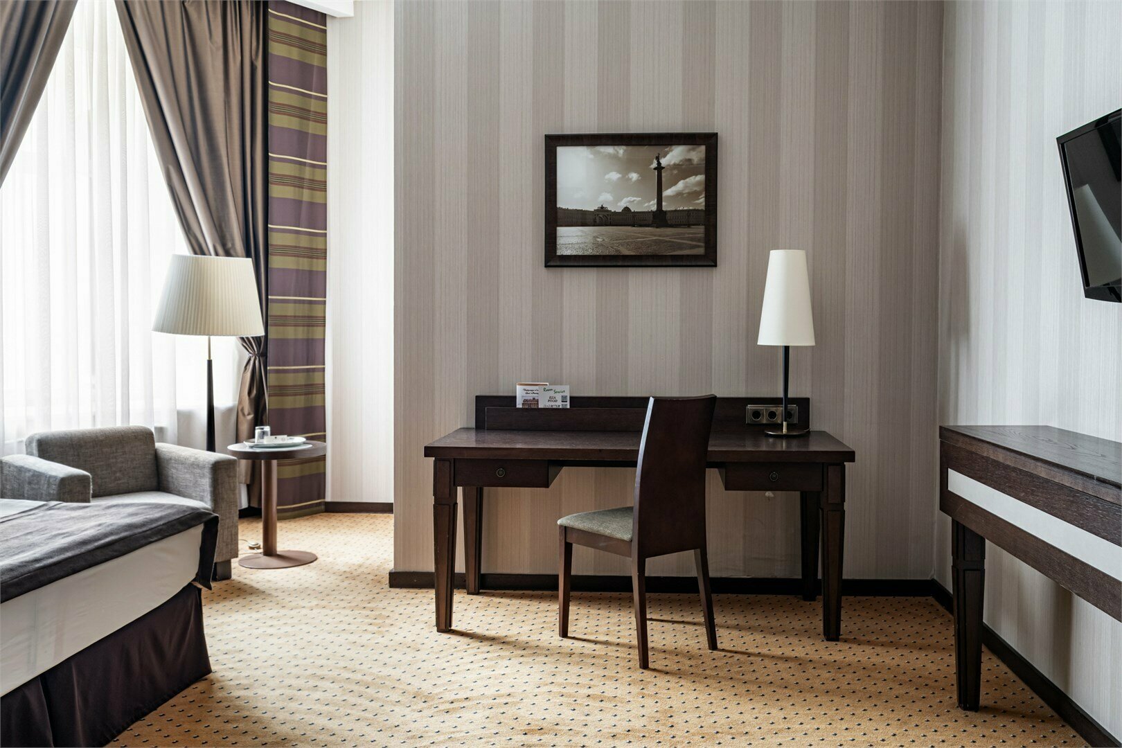 Представительский номер с одной большой или двумя раздельными кроватями