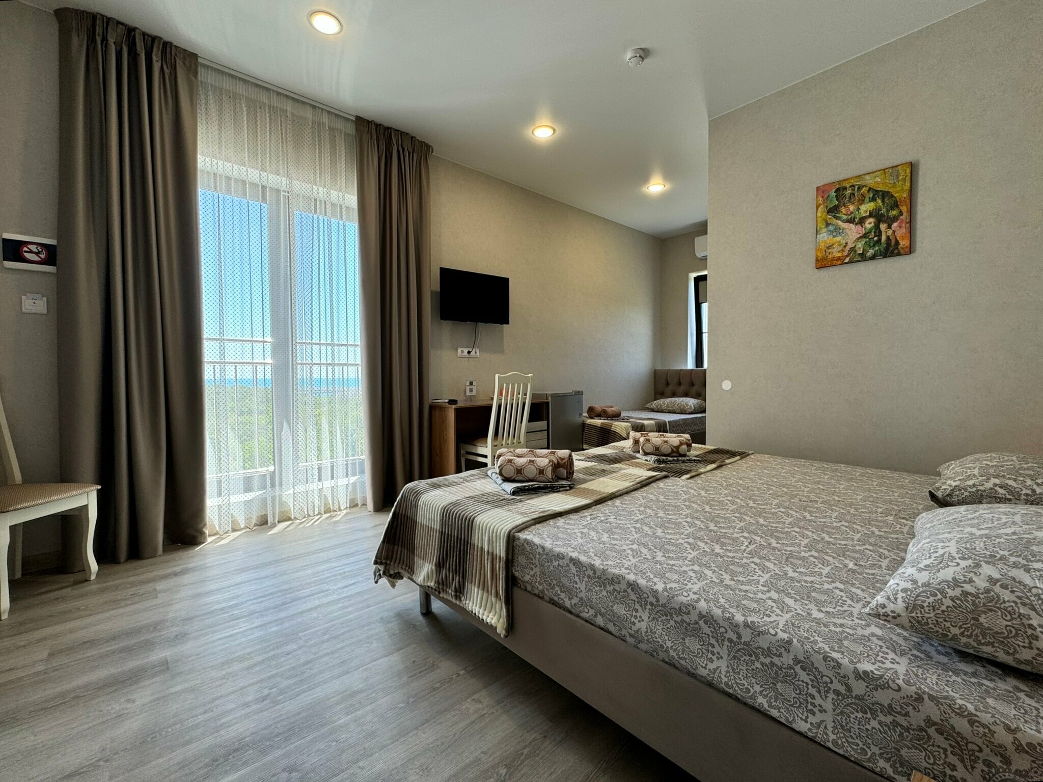 Трехместный номер Делюкс с видом на море