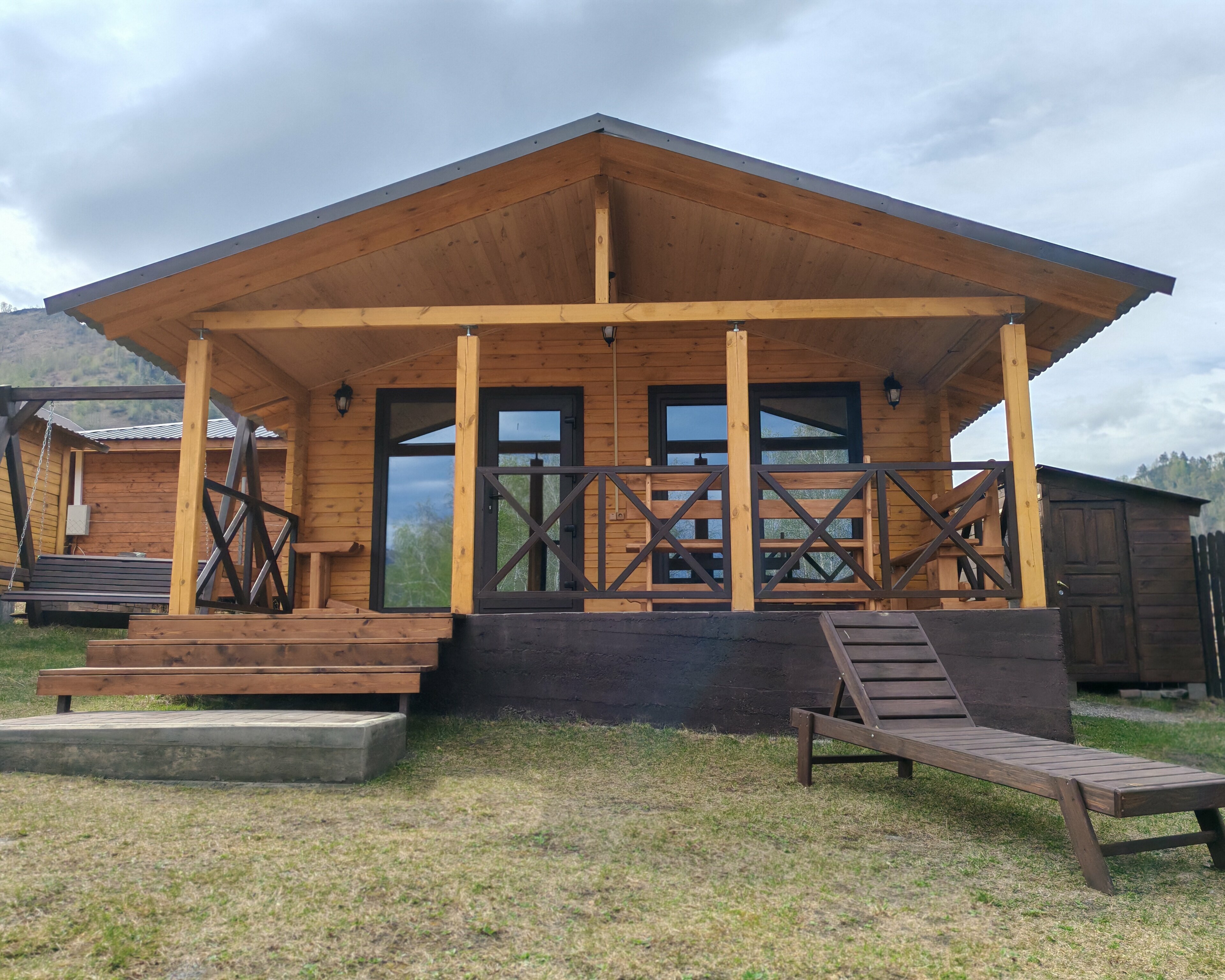 Двухместный номер с 2 отдельными кроватями, вид на горы