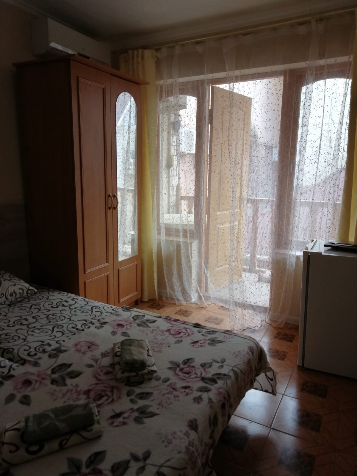 Двухместный номер с 1 кроватью и балконом