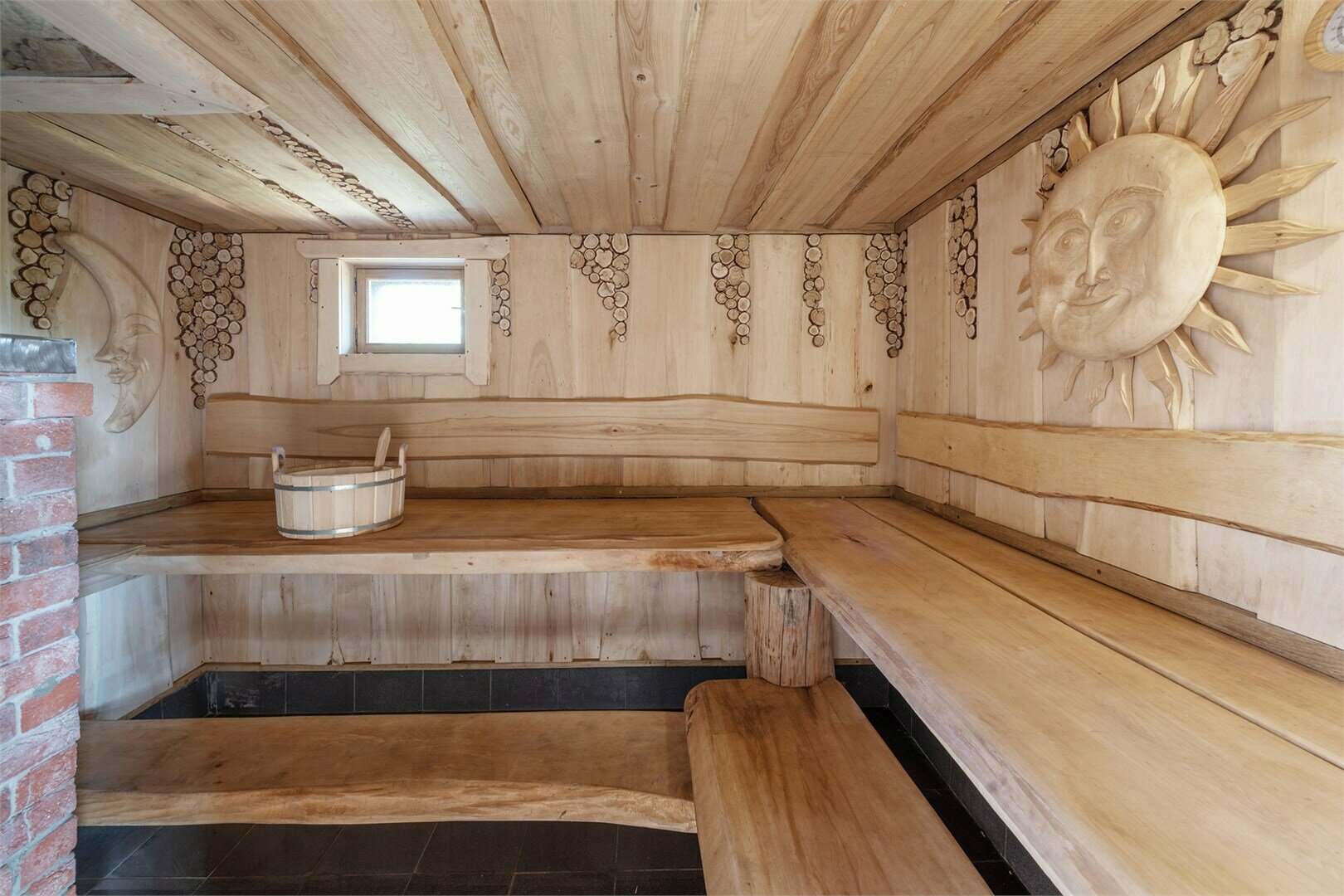 Баня на дровах с бассейном La Кум