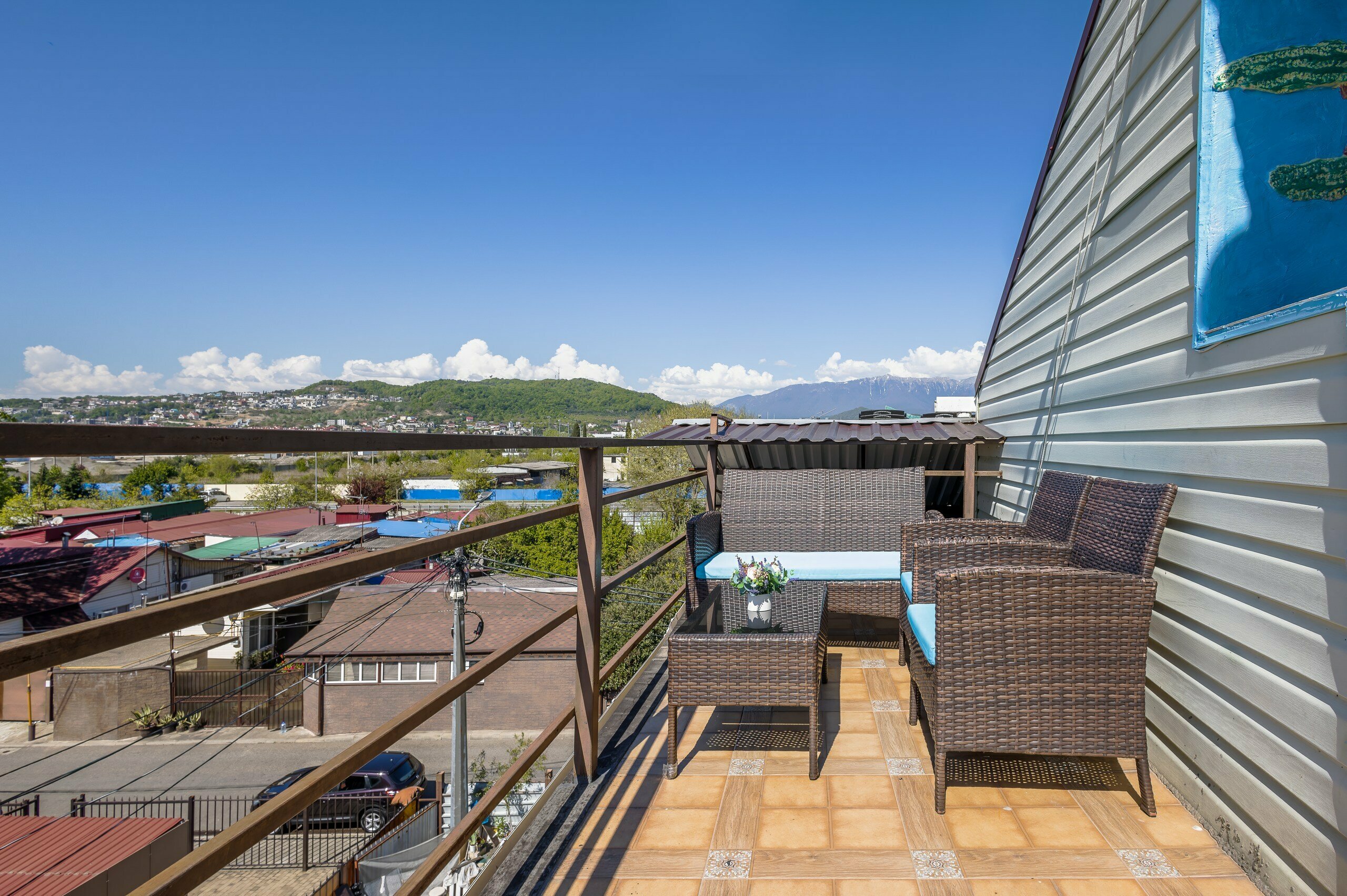 Семейный номер с балконом