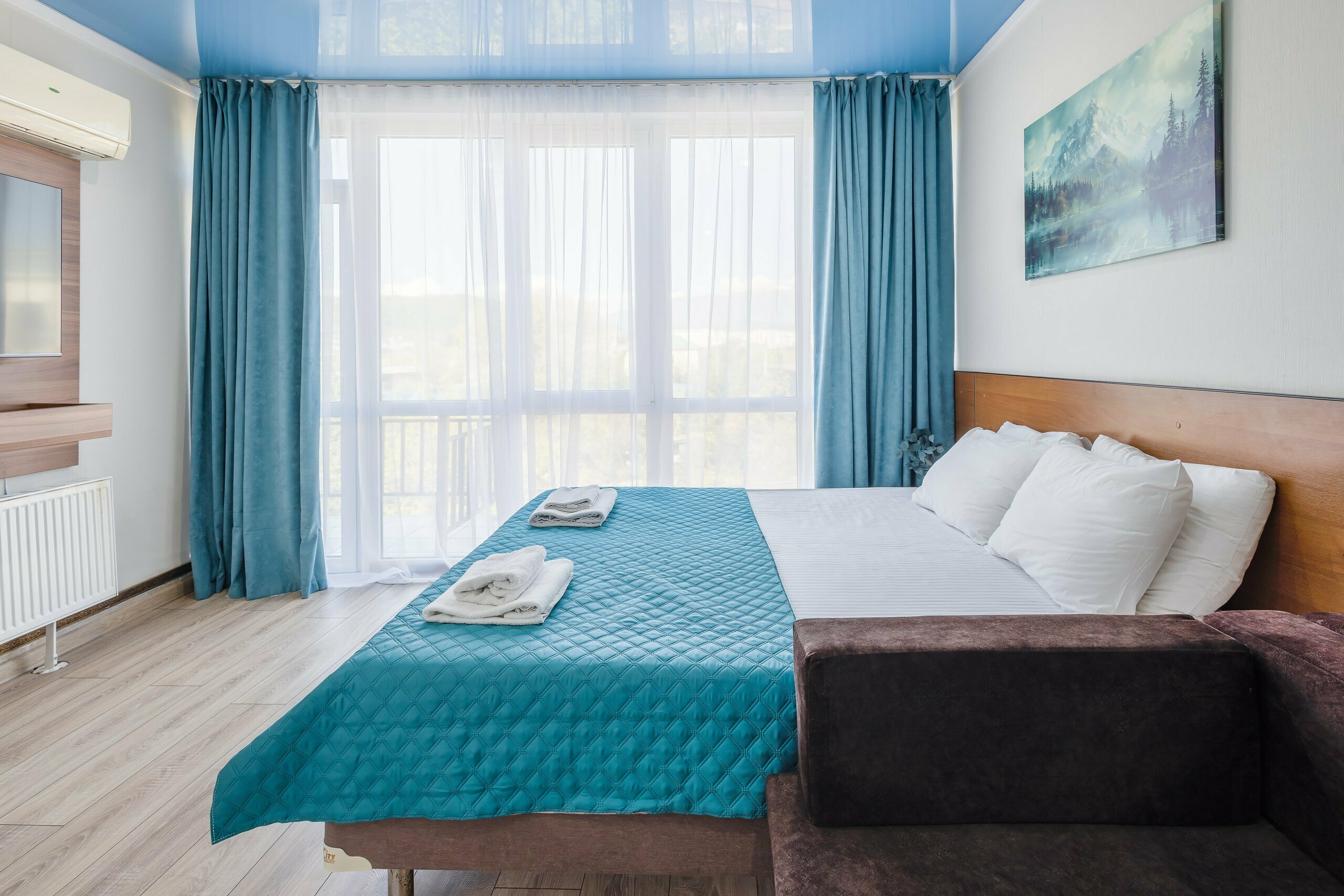 Трехместный Делюкс с собственной террасой