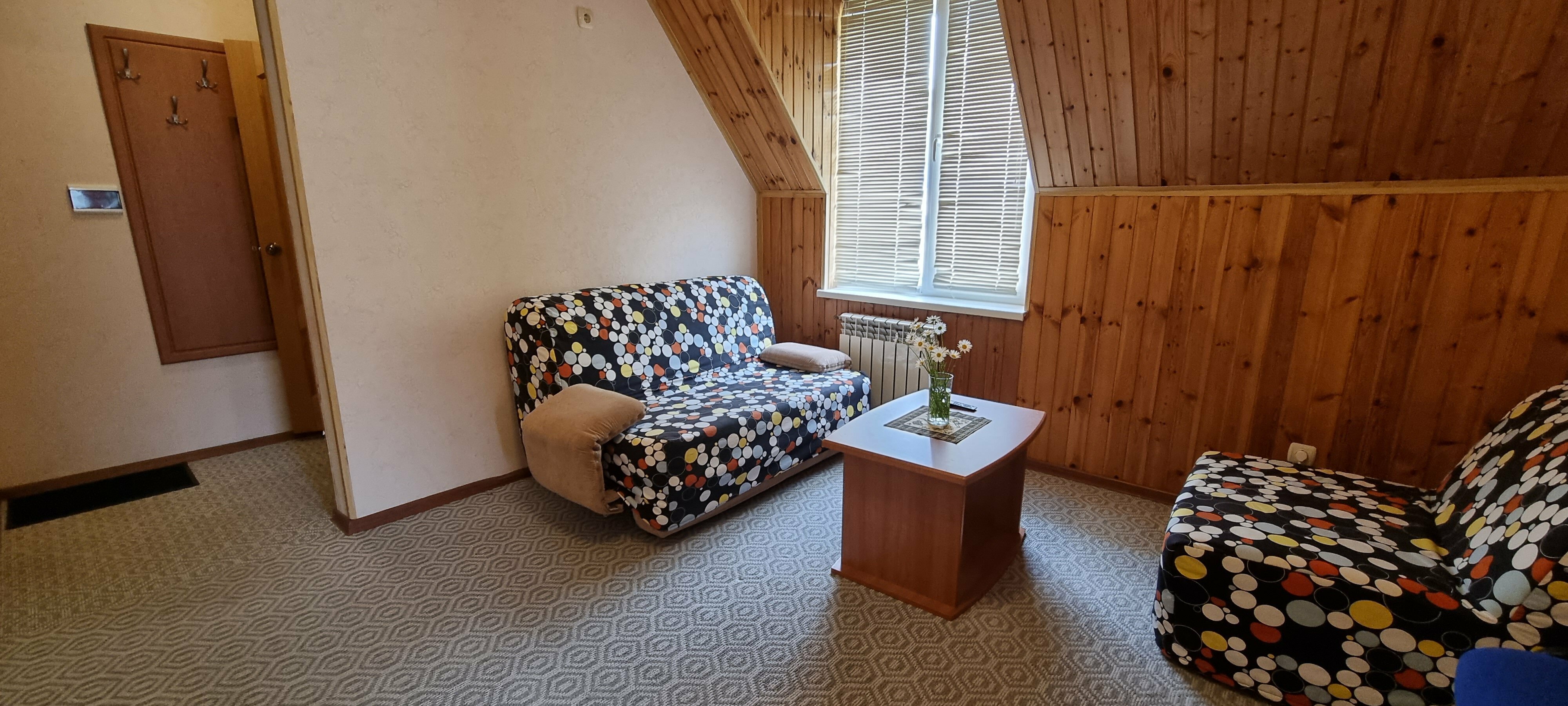 Семейный двухкомнатный номер с террасой