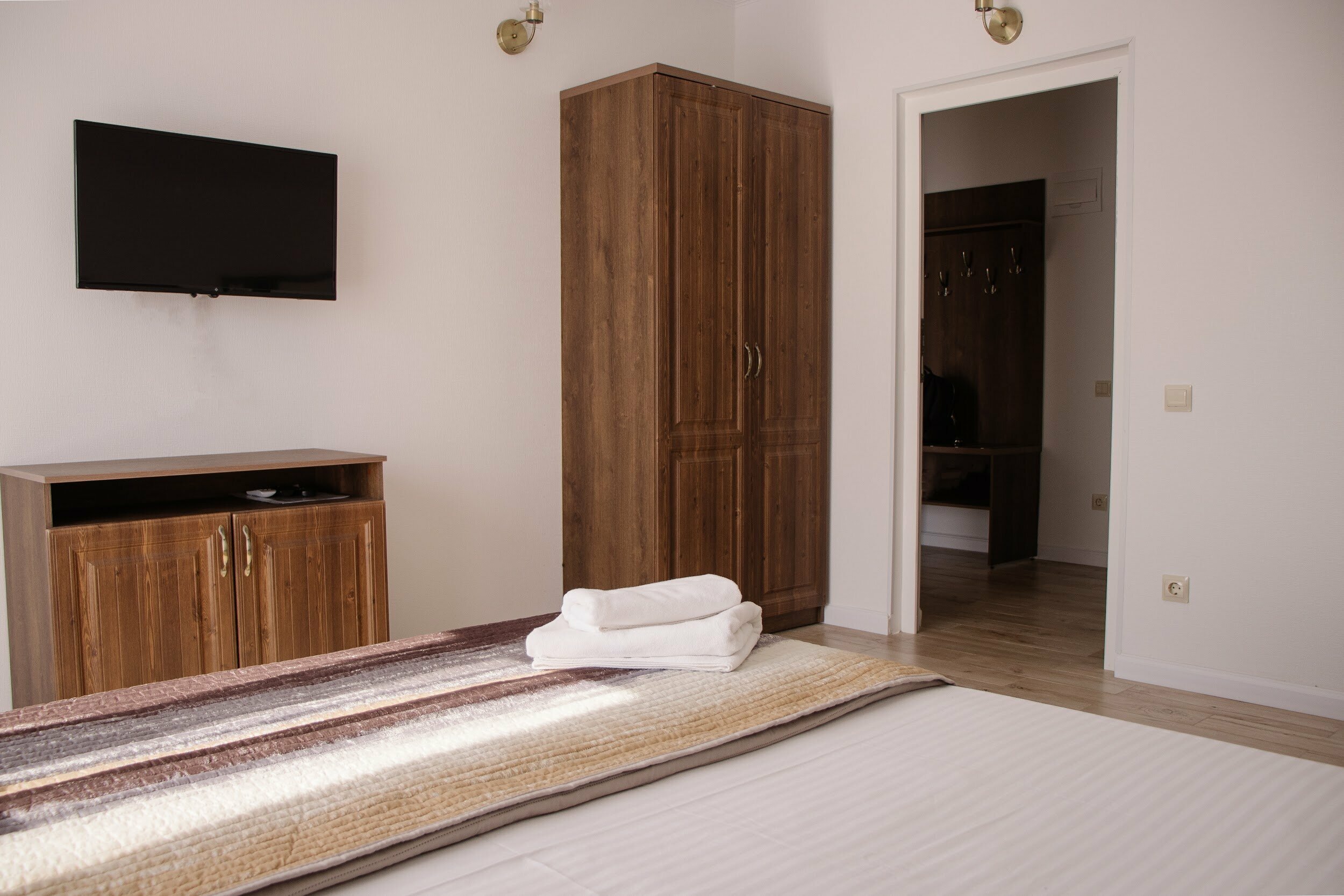 Апартаменты с кухней, вид на горы