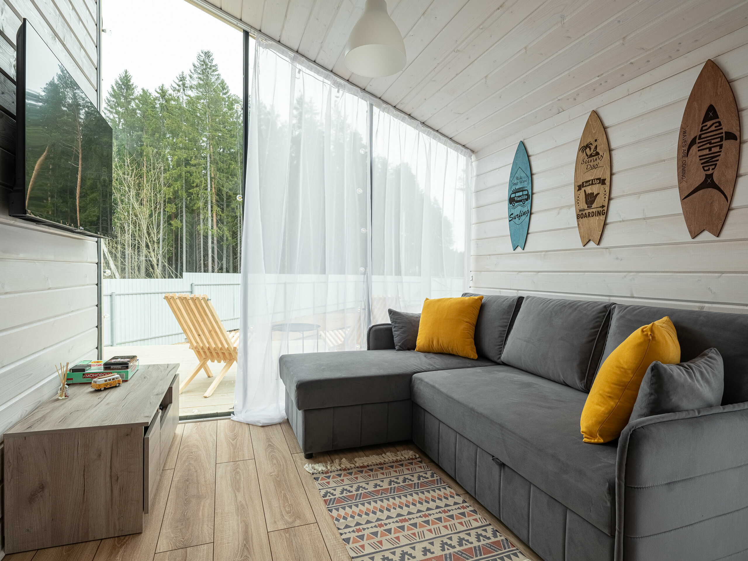 Семейный дом у леса с баней и чаном