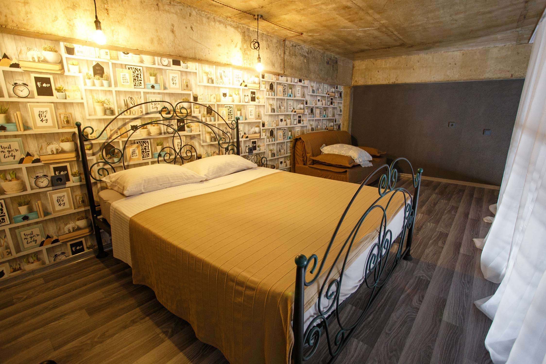 Двухэтажный дизайнерский лофт