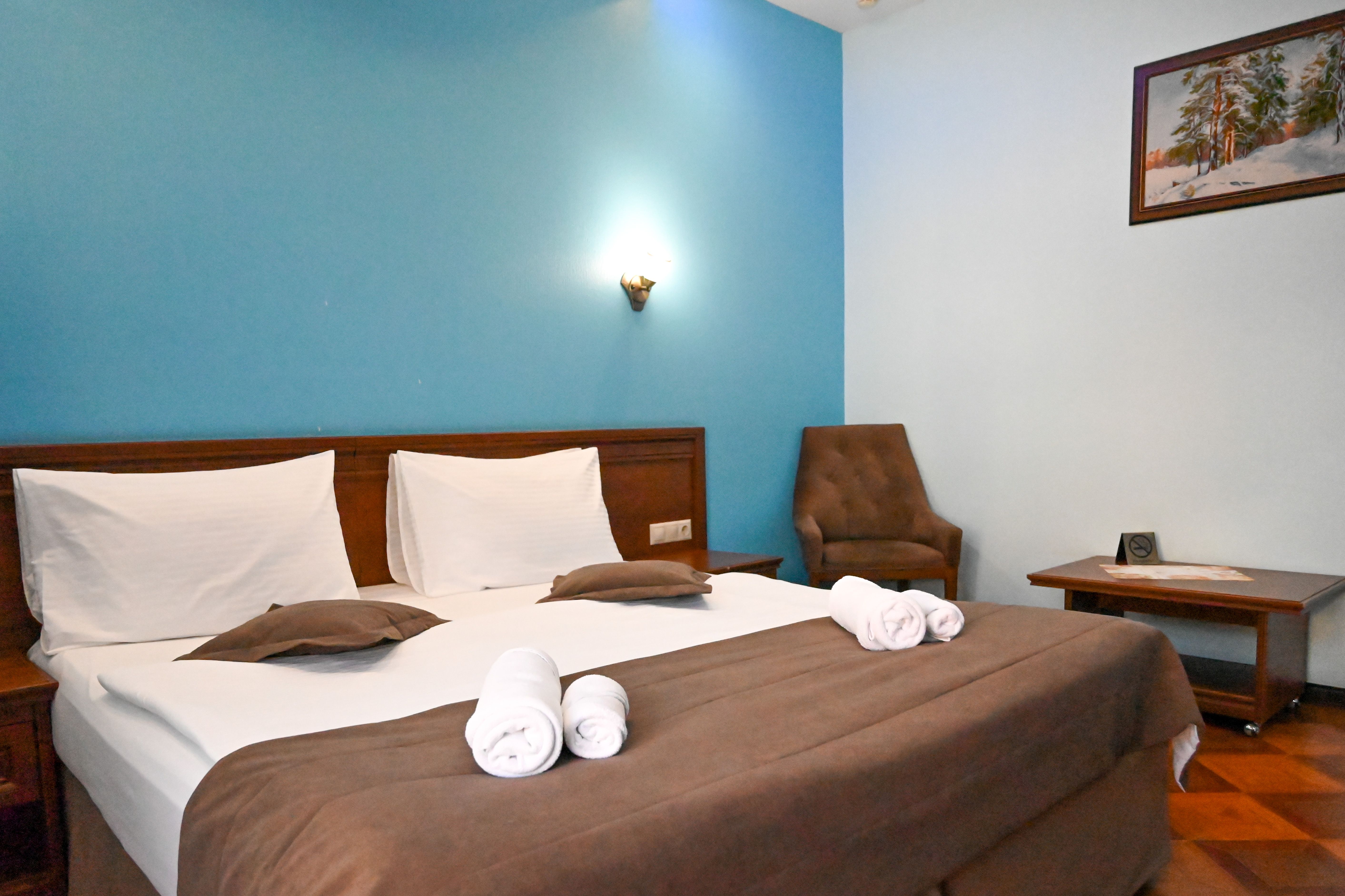 Улучшенный номер с кроватью размера «king-size» или 2 отдельными кроватями