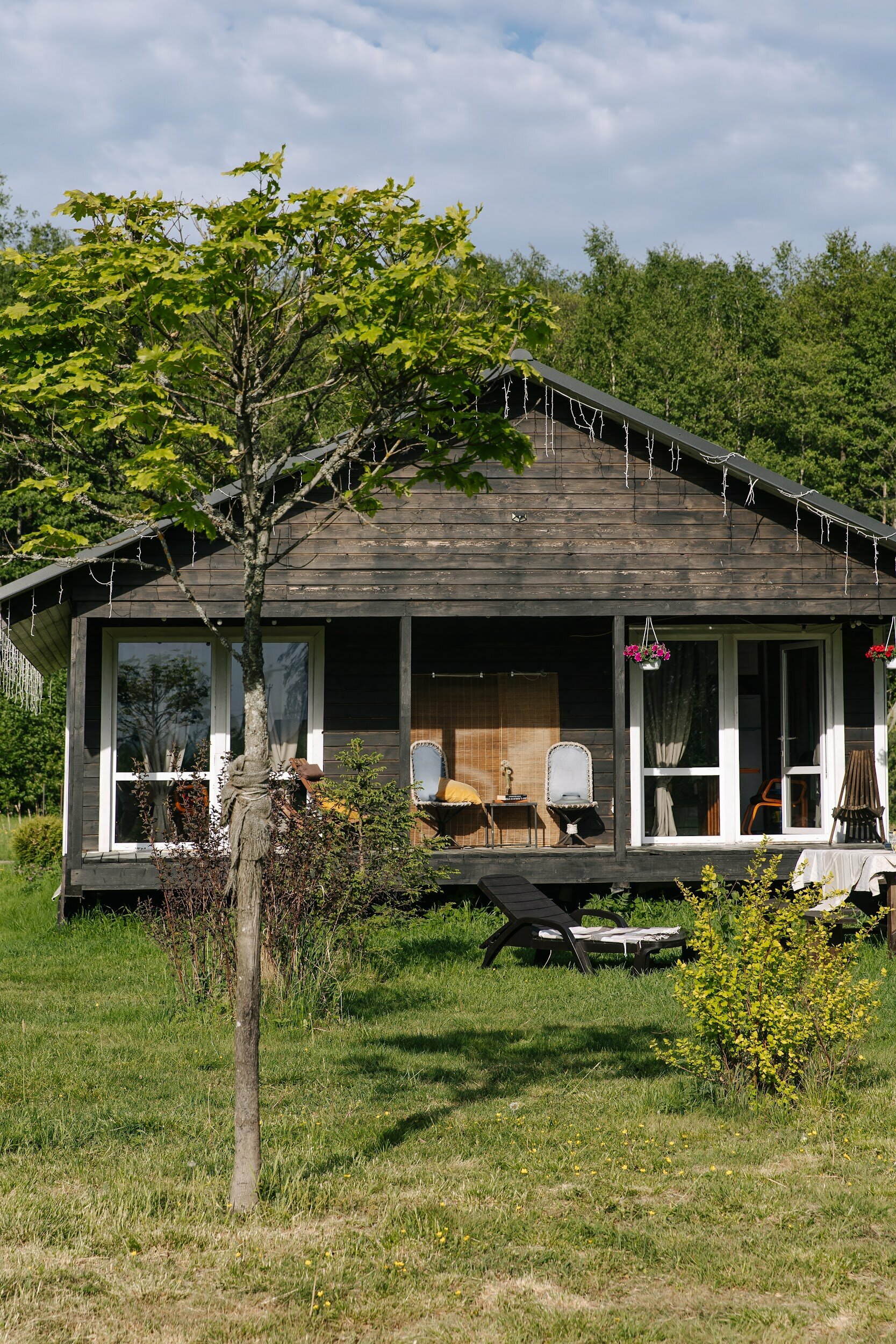 Шале с камином