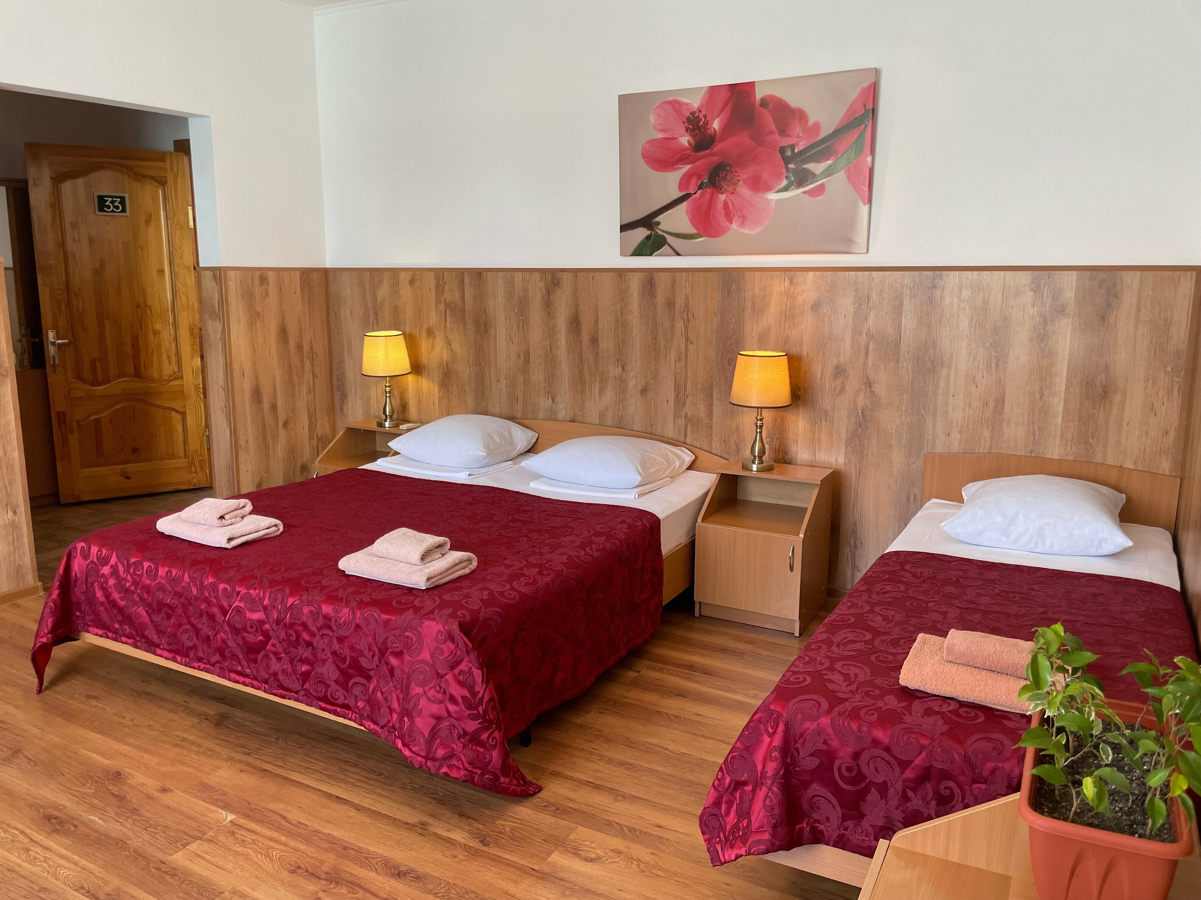 Двухместный номер с 1 кроватью или 2 отдельными кроватями