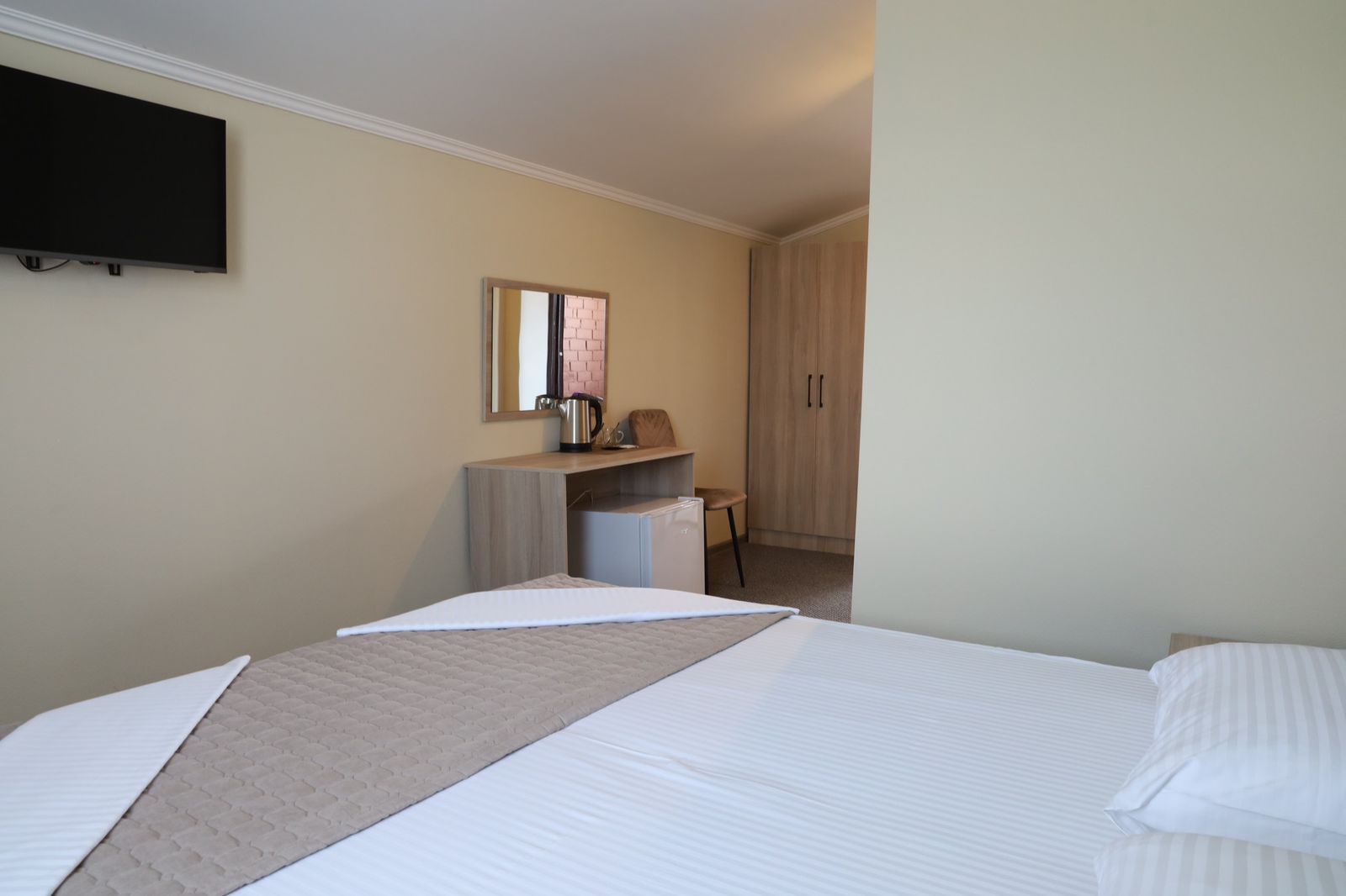 Двухместный номер с 1 кроватью и видом на горы