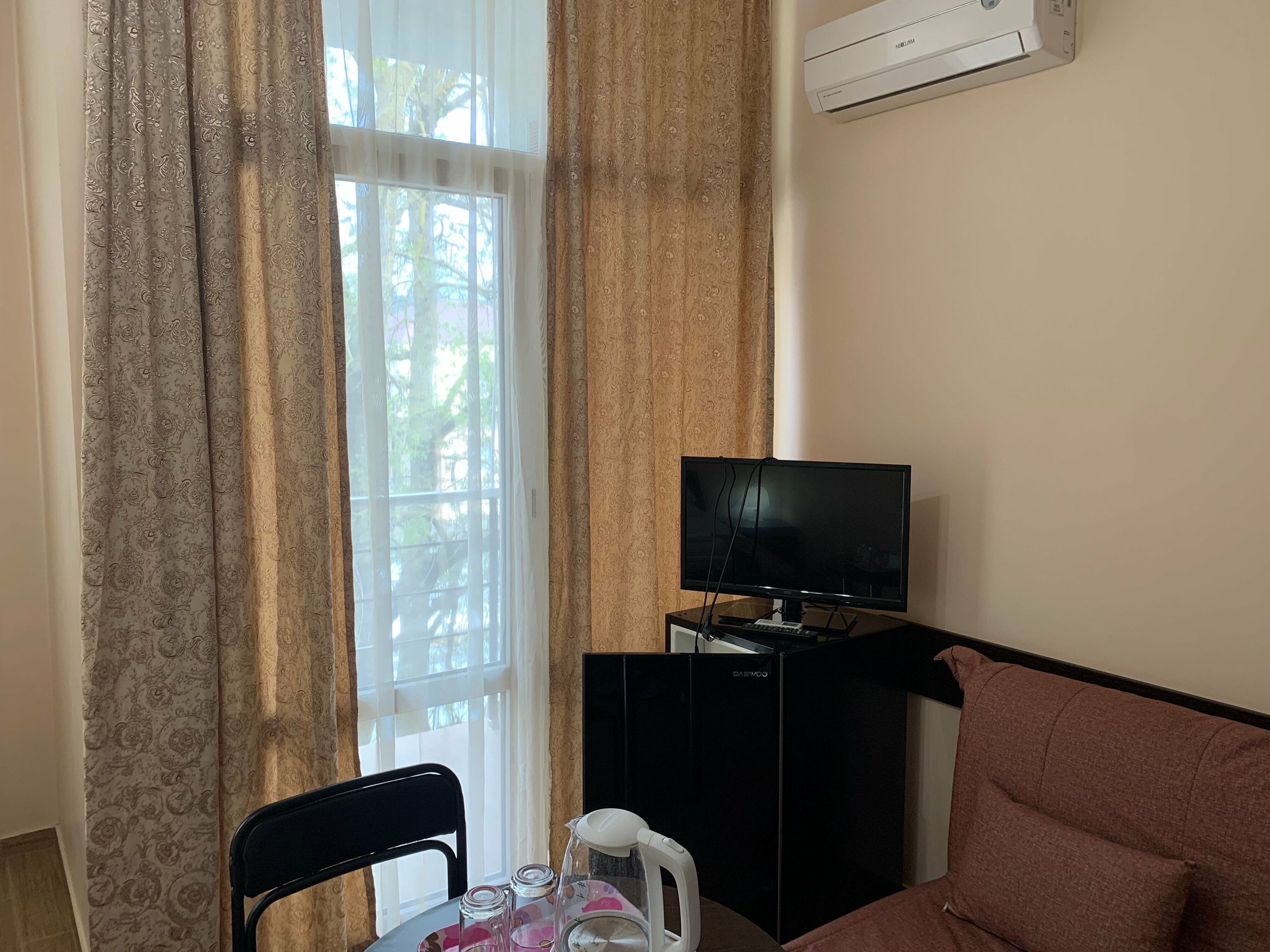 Двухместный номер с 1 кроватью и балконом