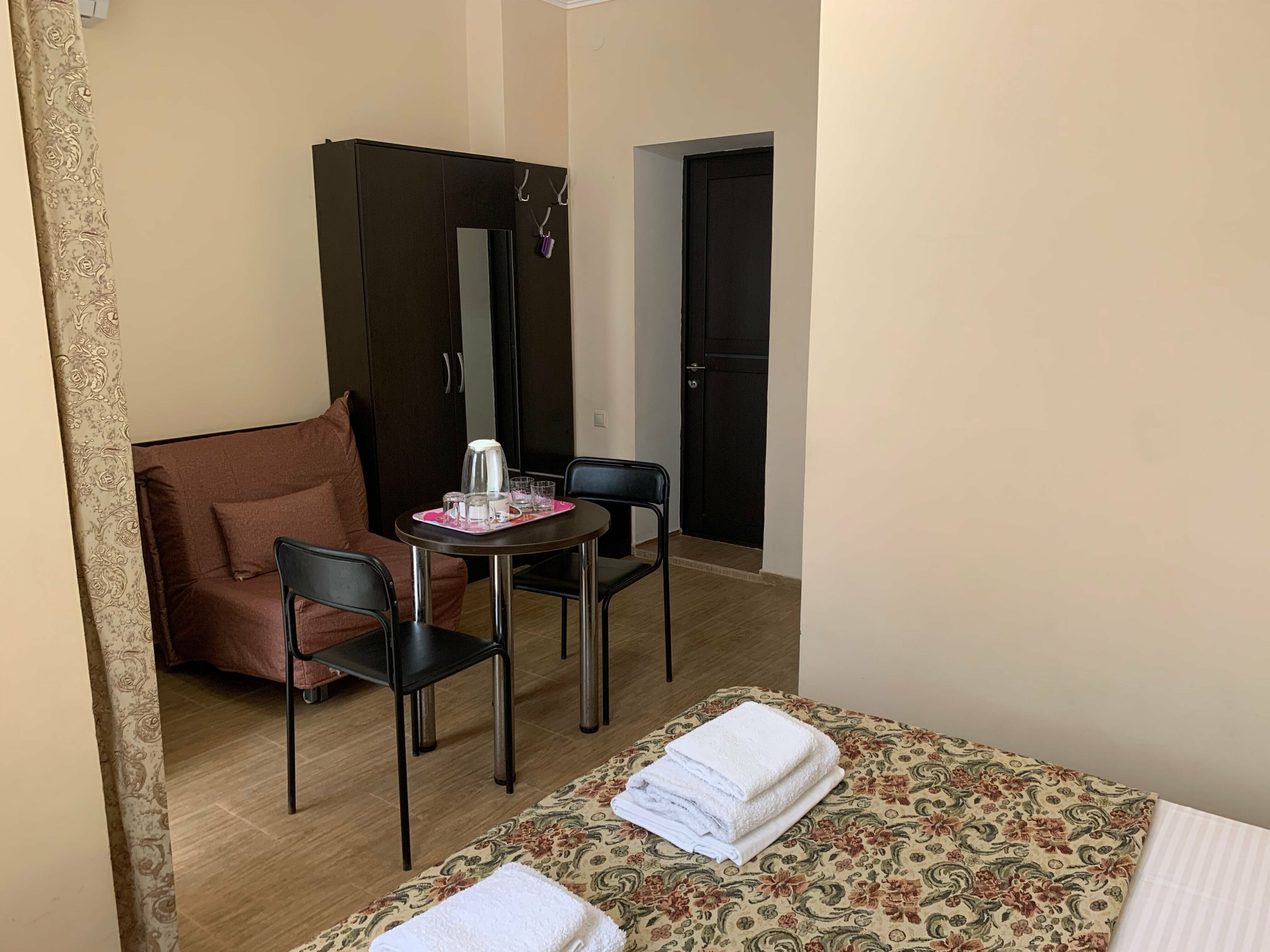 Двухместный номер с 1 кроватью и балконом