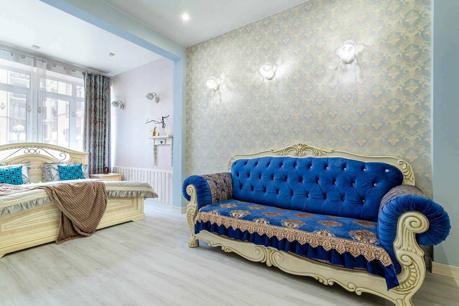 Cемейный номер с собственной ванной комнатой