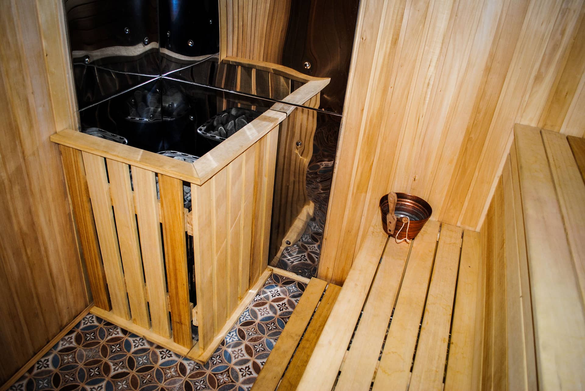 Номер с сауной, хаммамом и мини бассейном