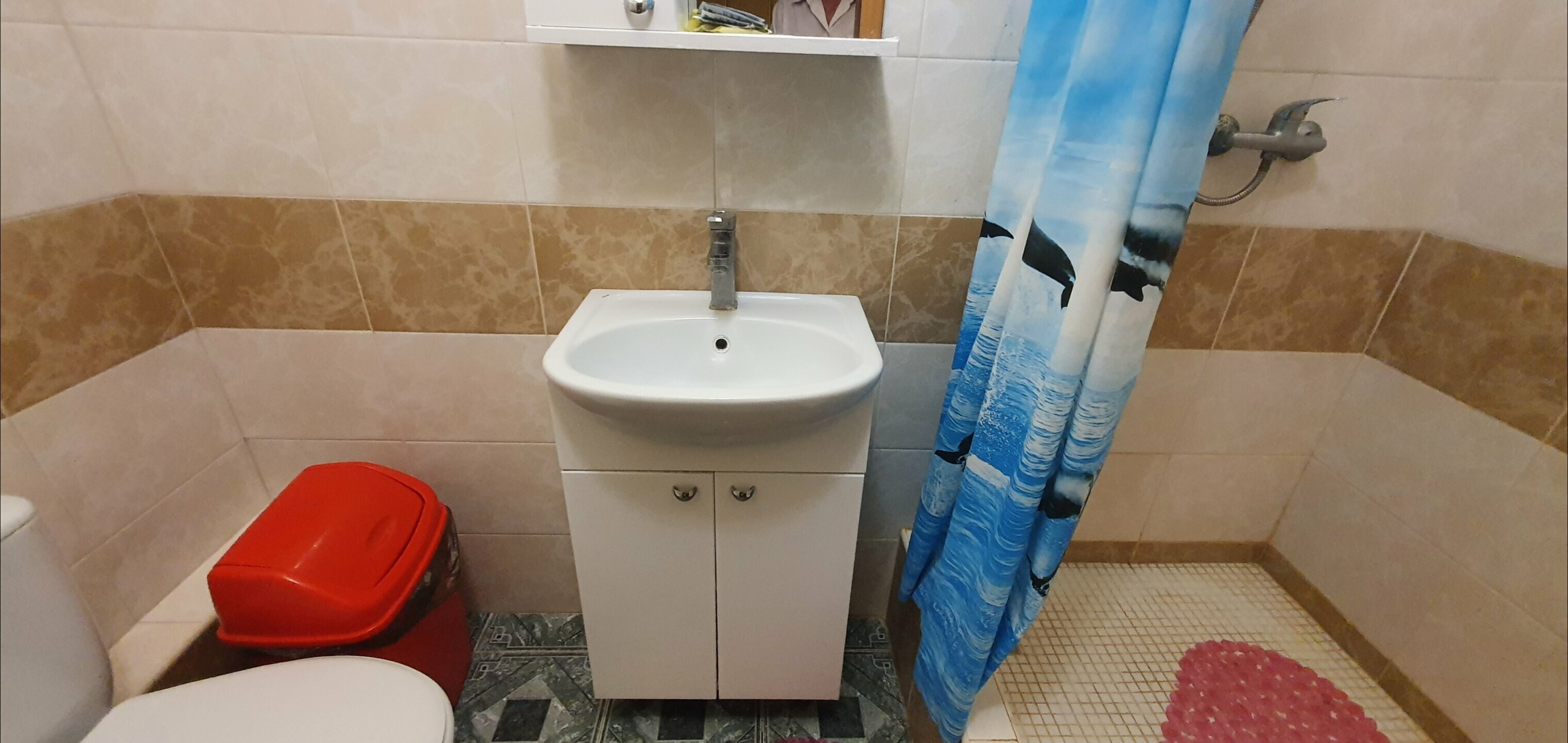 Двухместный с 1 двухспальной кроватью и собственной ванной комнатой