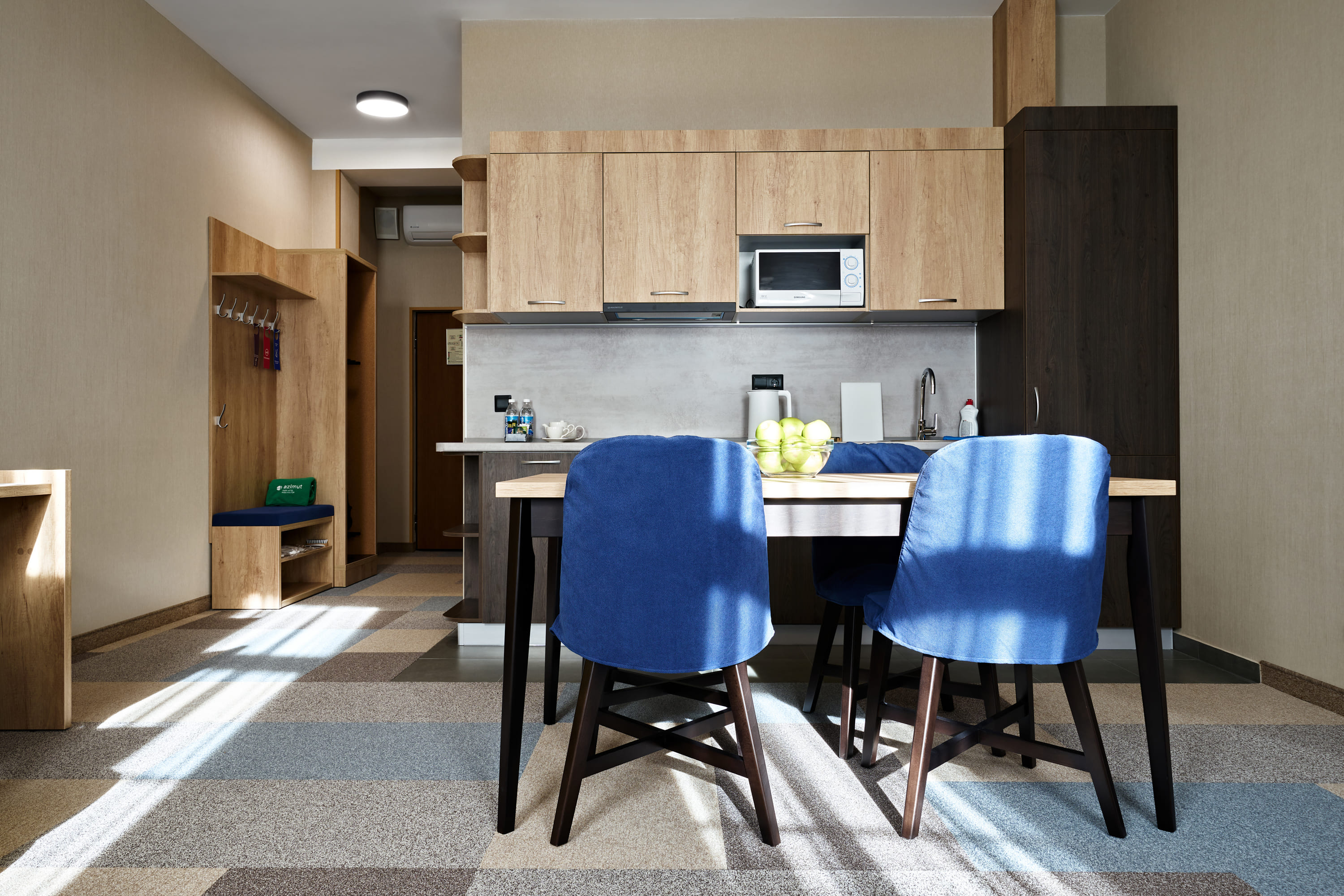 1-комнатные апартаменты с кухней-гостиной