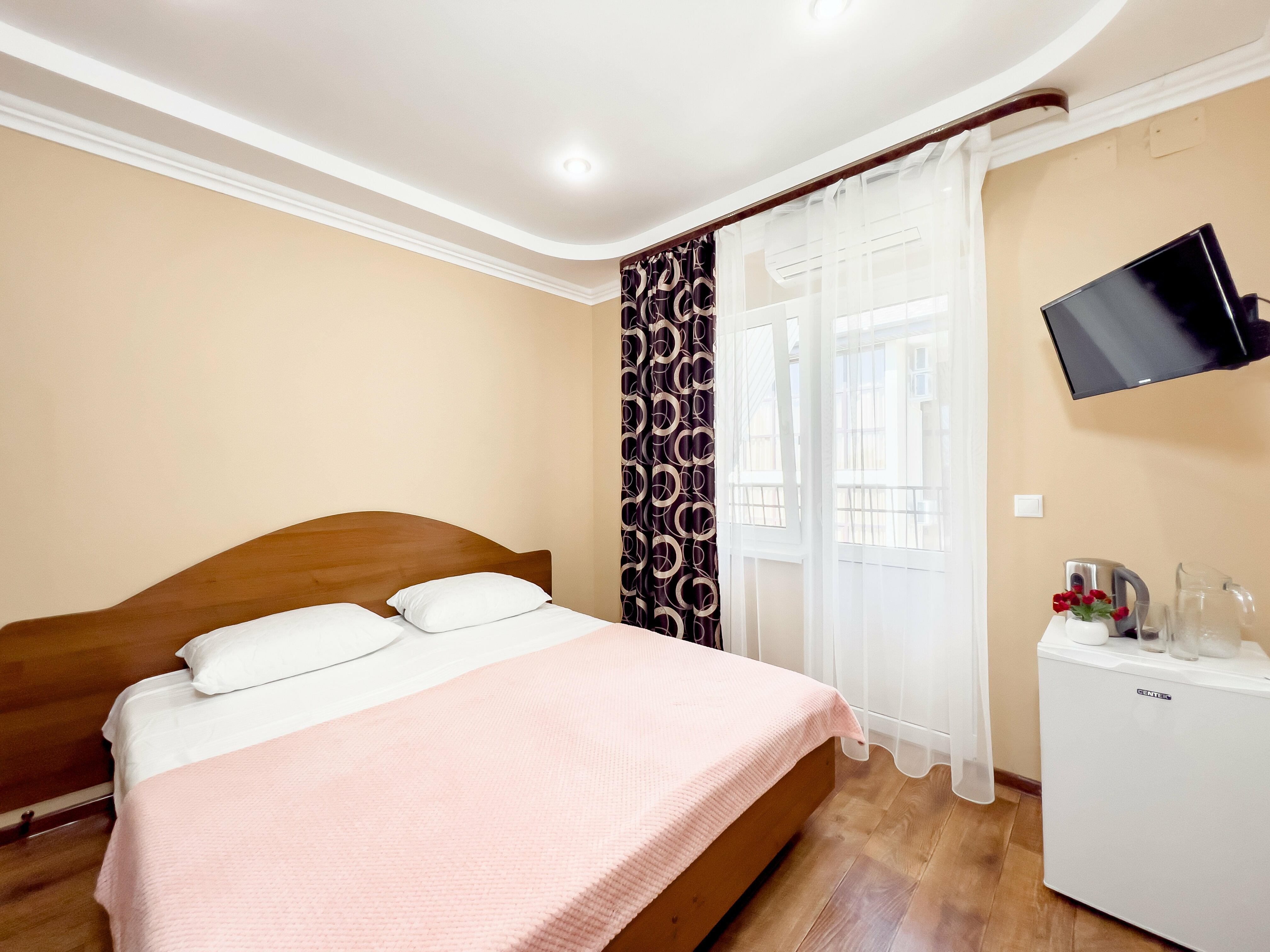 Двухместный номер с 1 кроватью и балконом