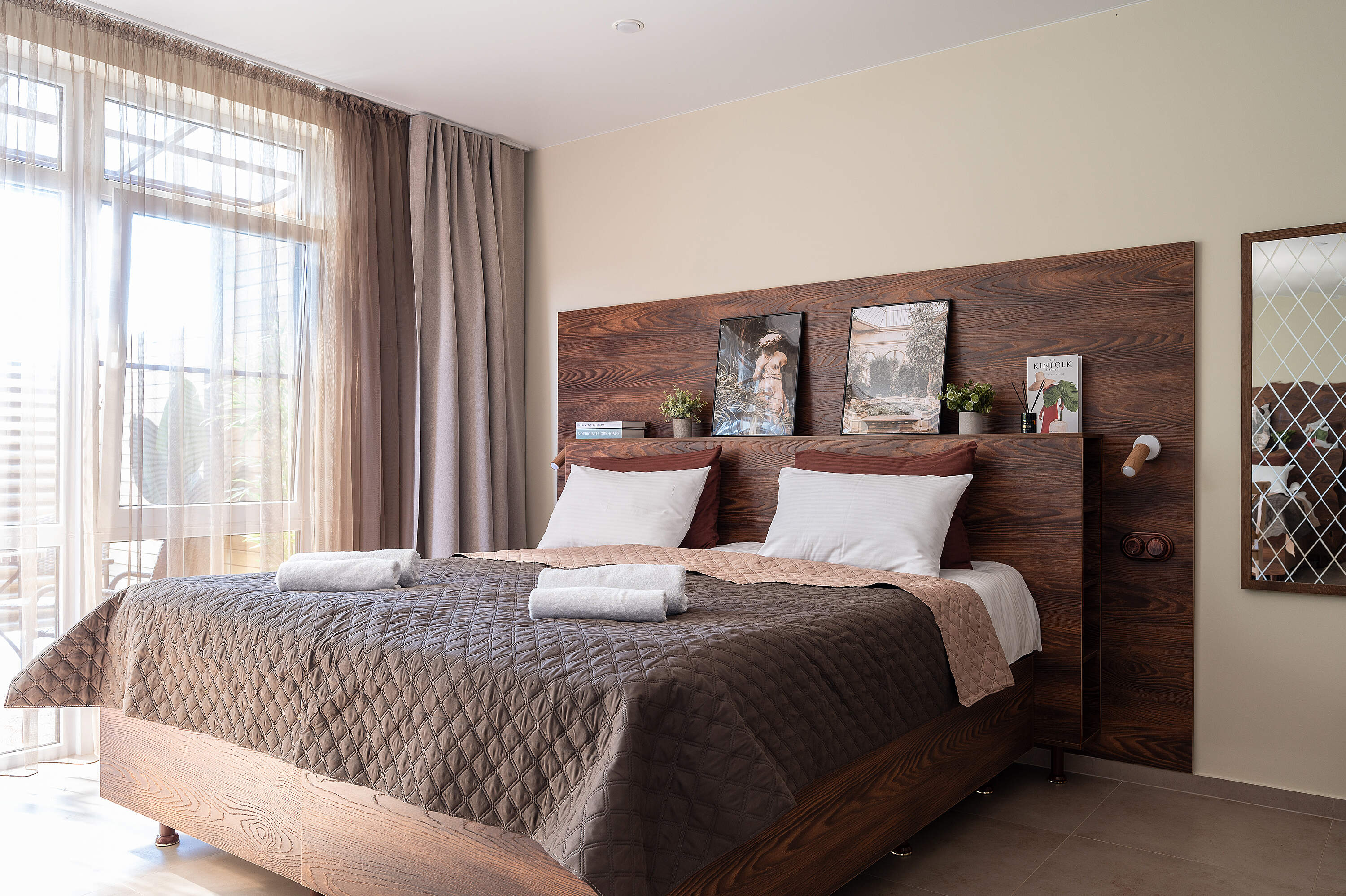 Двухместный номер с 1 кроватью и террасой