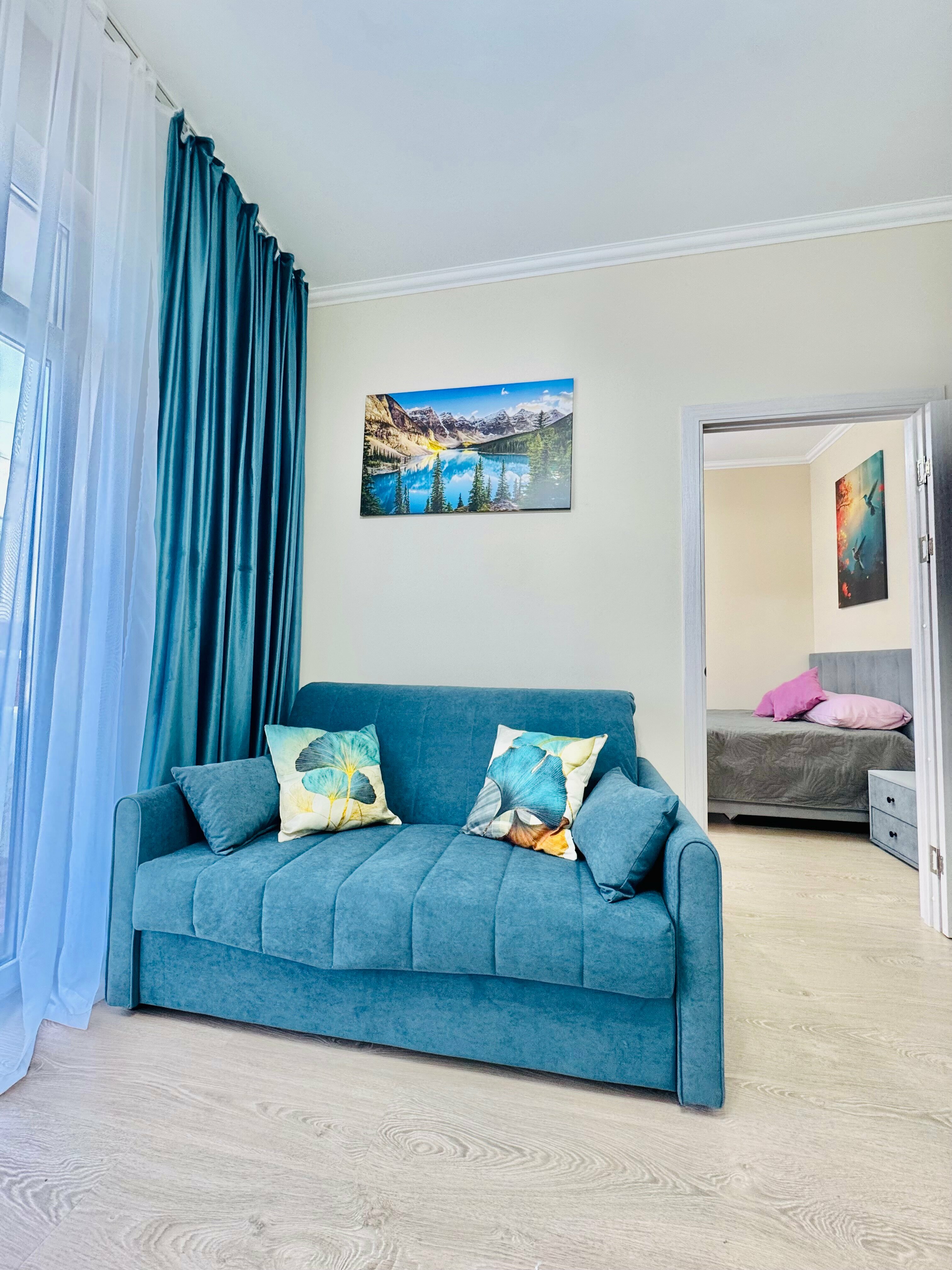 Апартаменты с 1 спальней