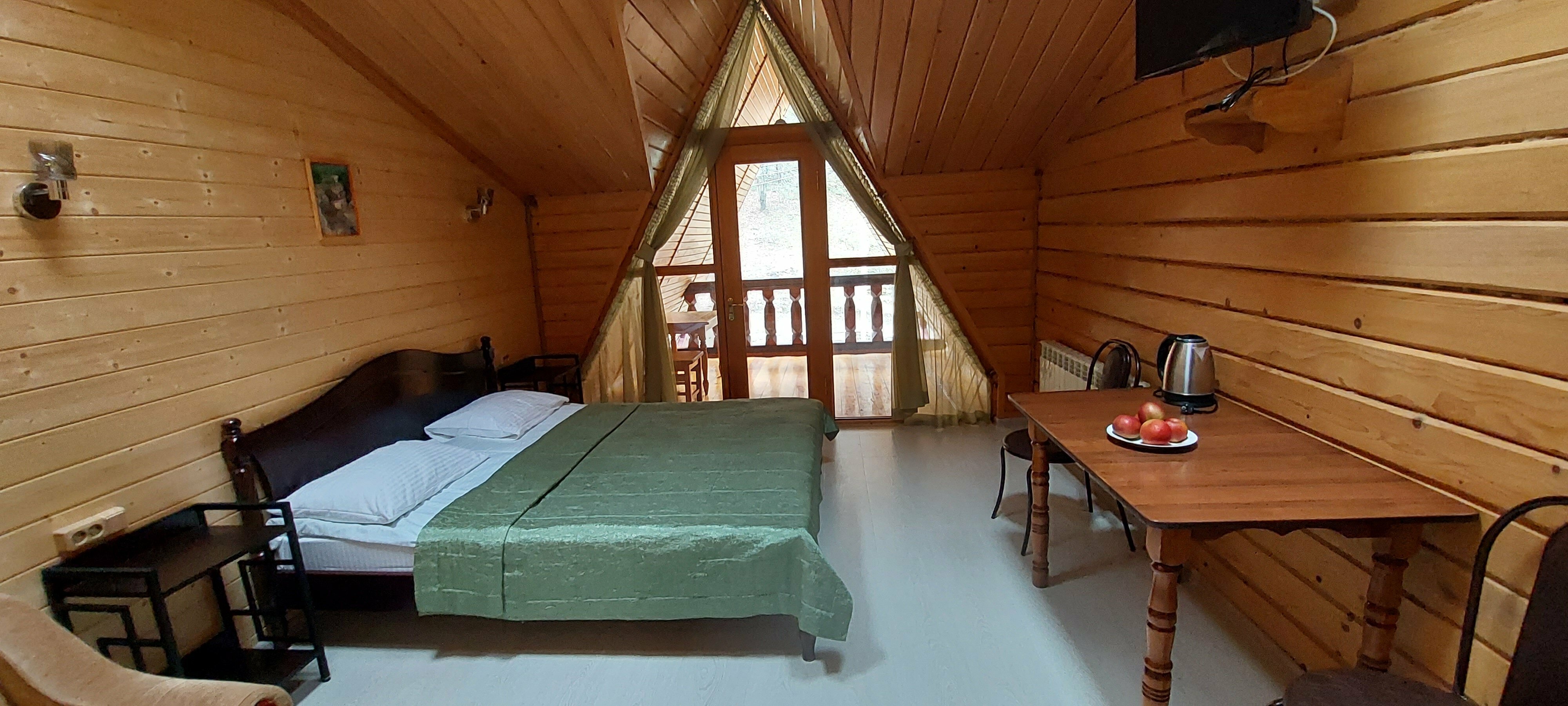 Двухместный номер с 1 кроватью и балконом