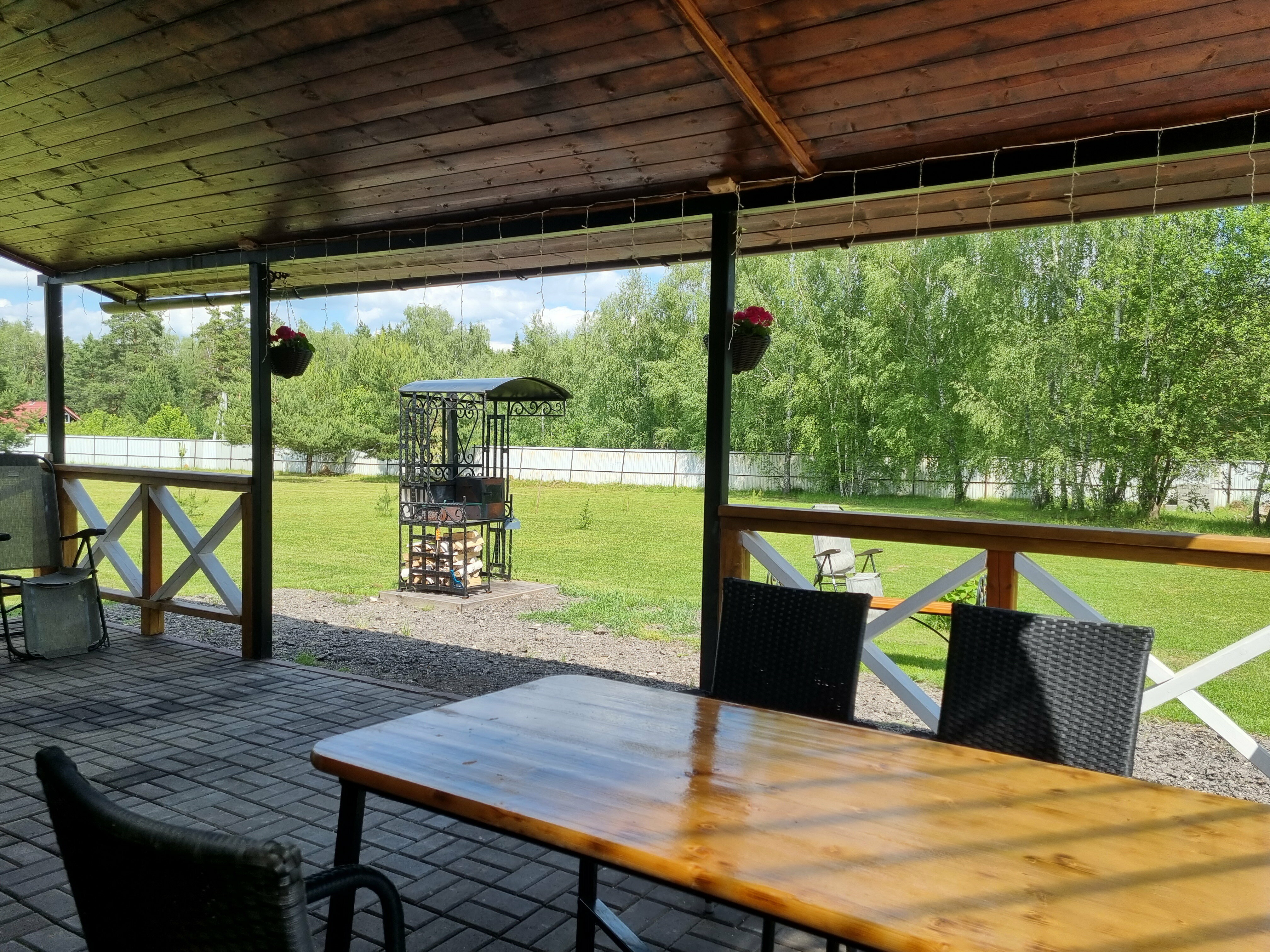 Большой коттедж с камином и баней №9